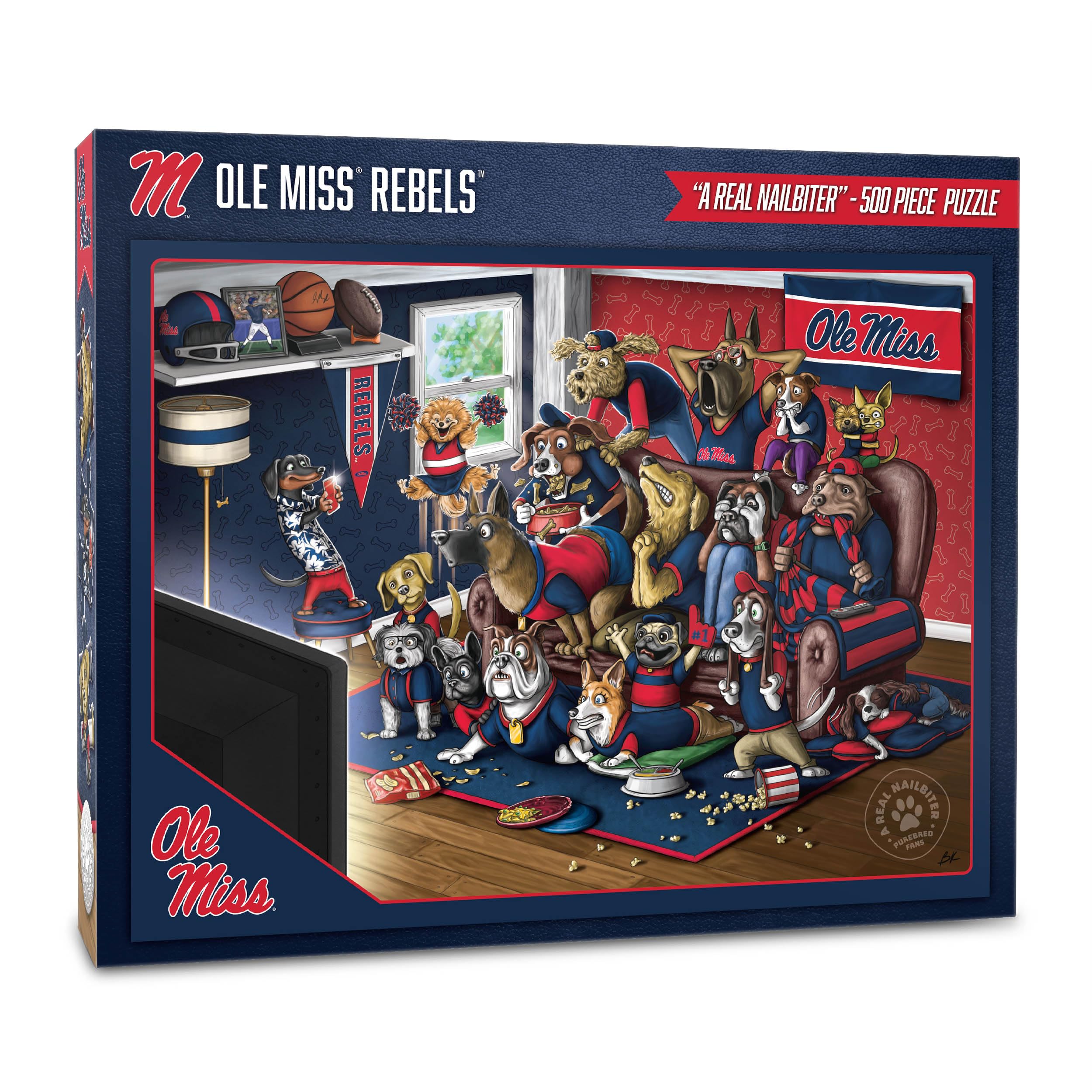 YouTheFan NCAA College Sports Fan Puzzle - 500 Piece Jigsaw Puzzle for Adults & Teens - Perfect for Game Nights, Gifts & Home Decor