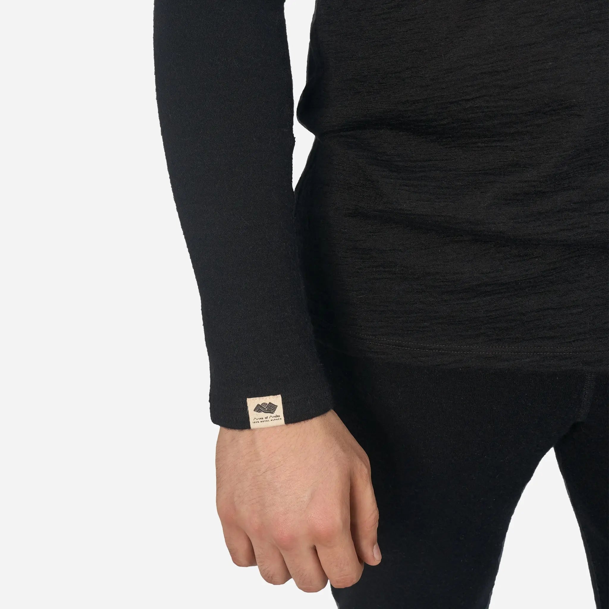 Alpaca Wool Arm Sleeves for Men & Women - 420 Midweight Thermal Compression Sleeves for Outdoor Sports, Running, Cycling & Cold Weather Protection
