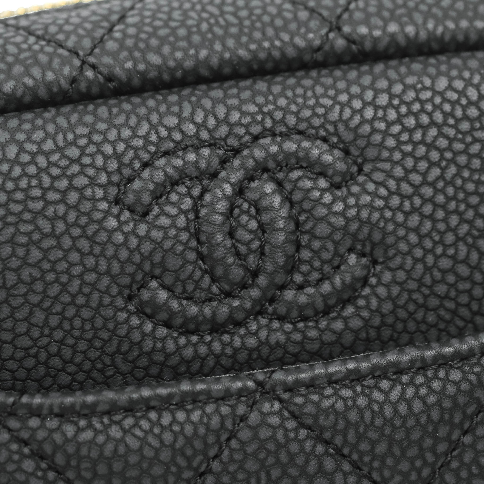 Chanel Classic Camera Bag in Black Caviar Leather with Gold Hardware - Perfect for Everyday Use, Travel & Special Occasions