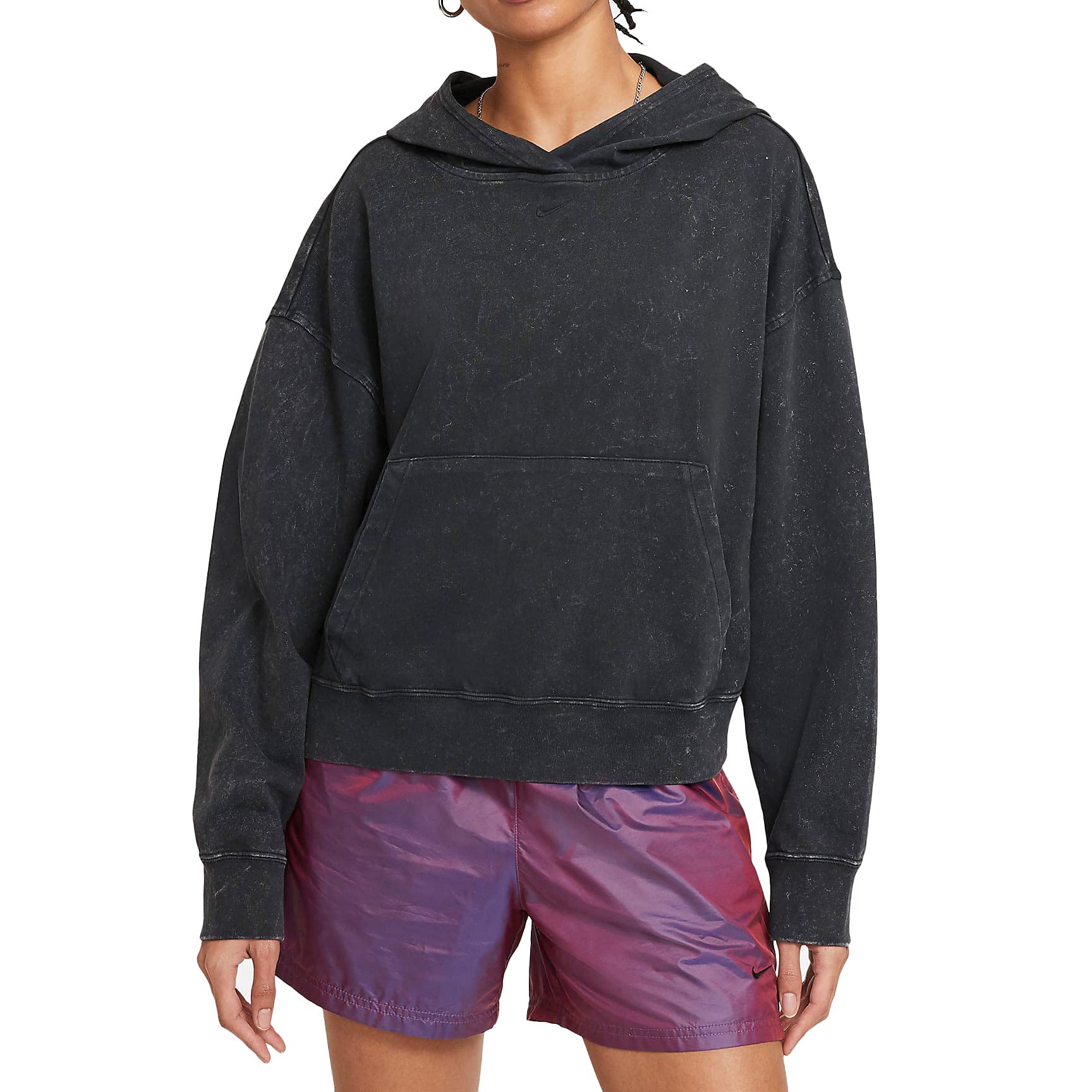 Nike Sportswear Wash Hoodie - Off Black | Comfortable & Stylish Pullover for Men & Women | Perfect for Gym, Running & Casual Wear