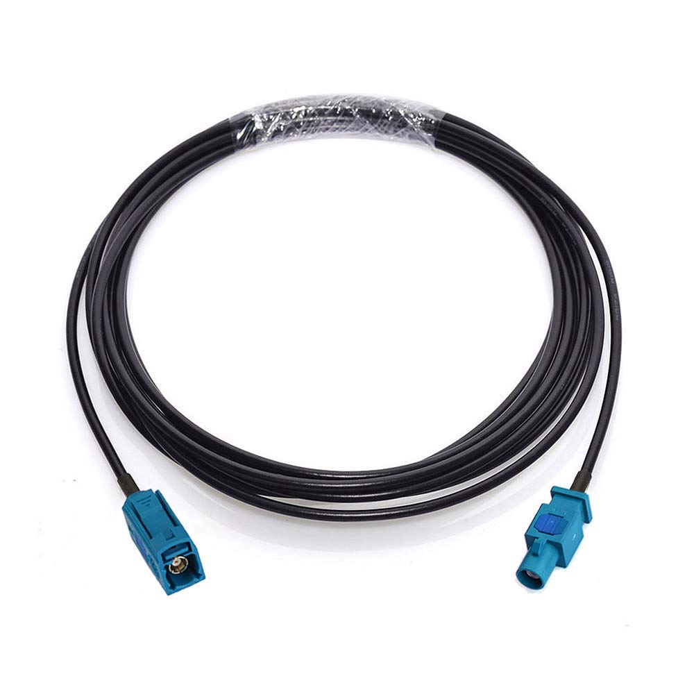 Bingfu Fakra Z Female to Male Vehicle Antenna Extension Cable 3m (10 Feet) - Car Stereo, Android Head Unit, GPS Navigation, FM/AM Radio, Sirius XM Satellite, 4G LTE, TEL Telematics & Bluetooth Module - Perfect for Enhanced Car Audio and Connectivity Systems
