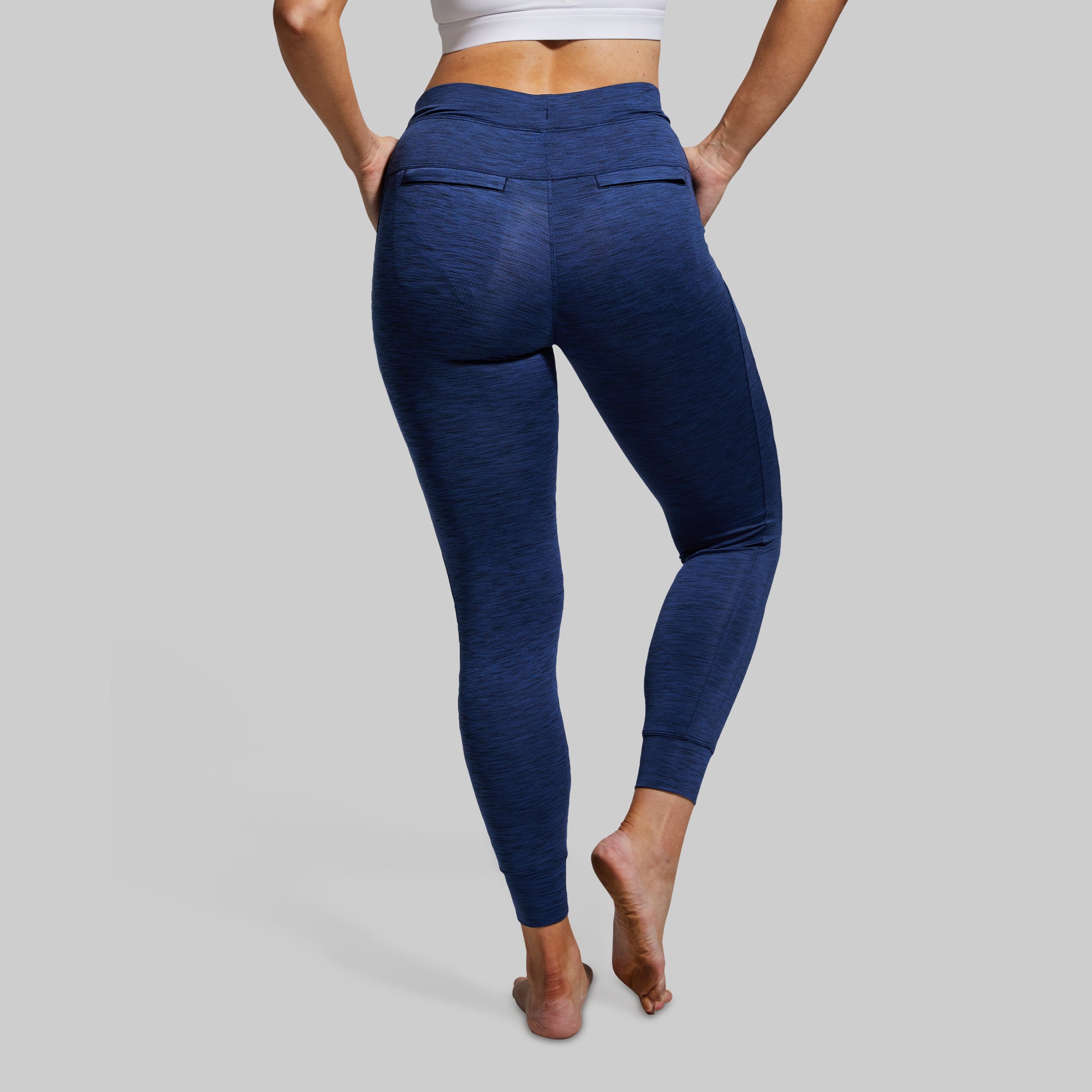 Women's Relaxed Fit Athleisure Jogger Pants - Soft Lounge Pants for Yoga, Running & Casual Wear (Navy Blue)