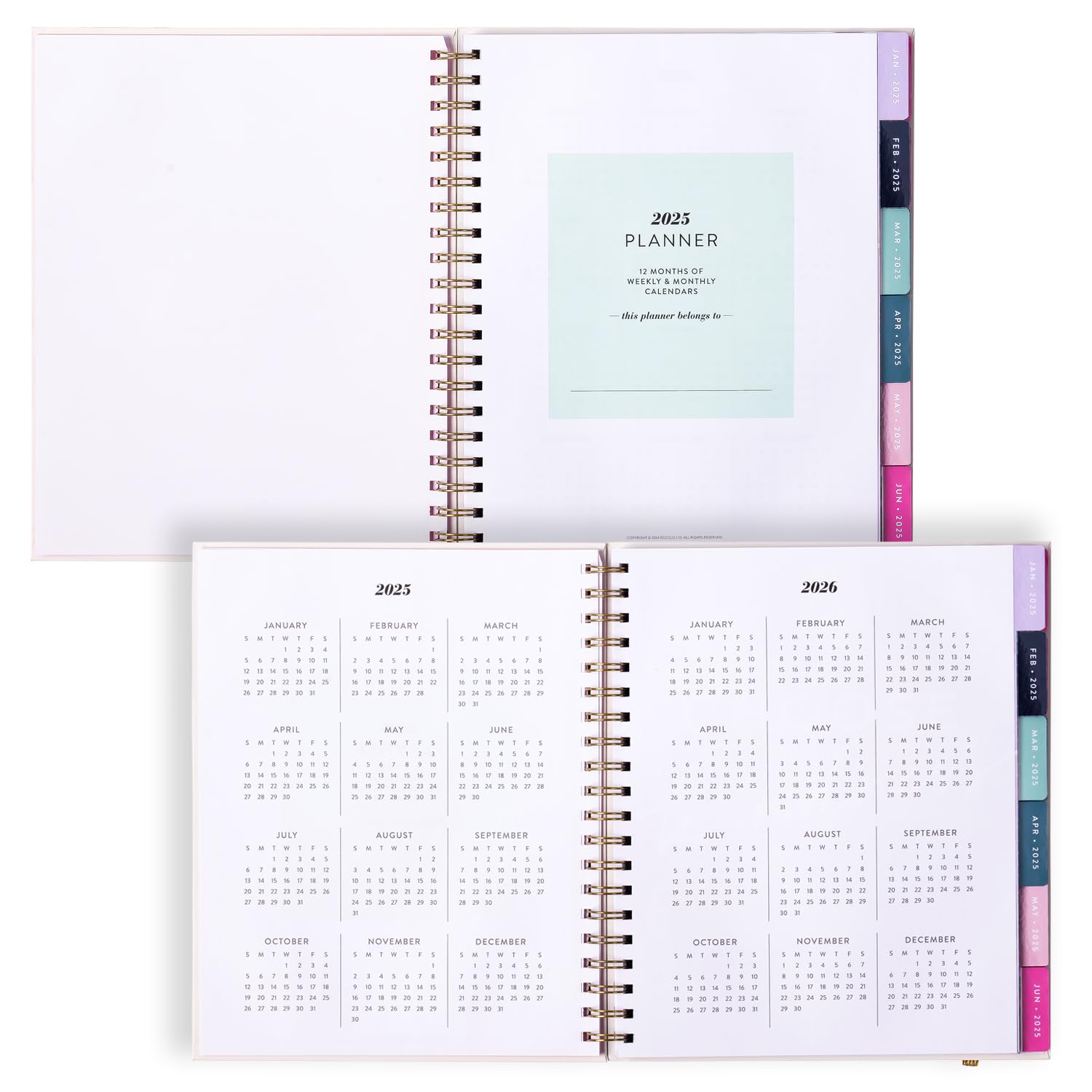 2025 Eccolo Extra Large Spiral Planner - 9