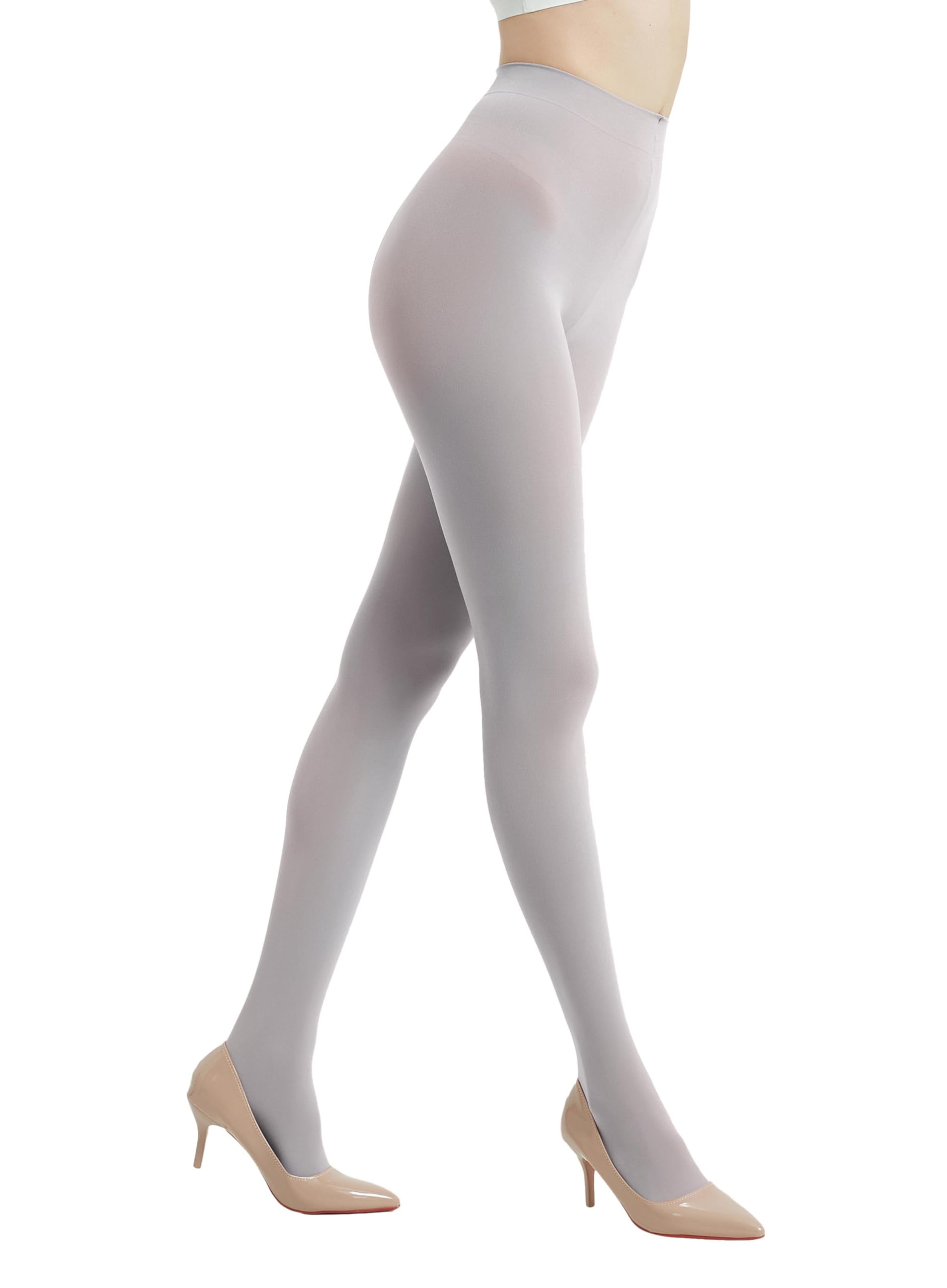 80D Semi Opaque Tights for Women - Stretchable High Waist Stockings, Soft Pantyhose with 20+ Color Options | Perfect for Work, Daily Wear & Fashion Outfits