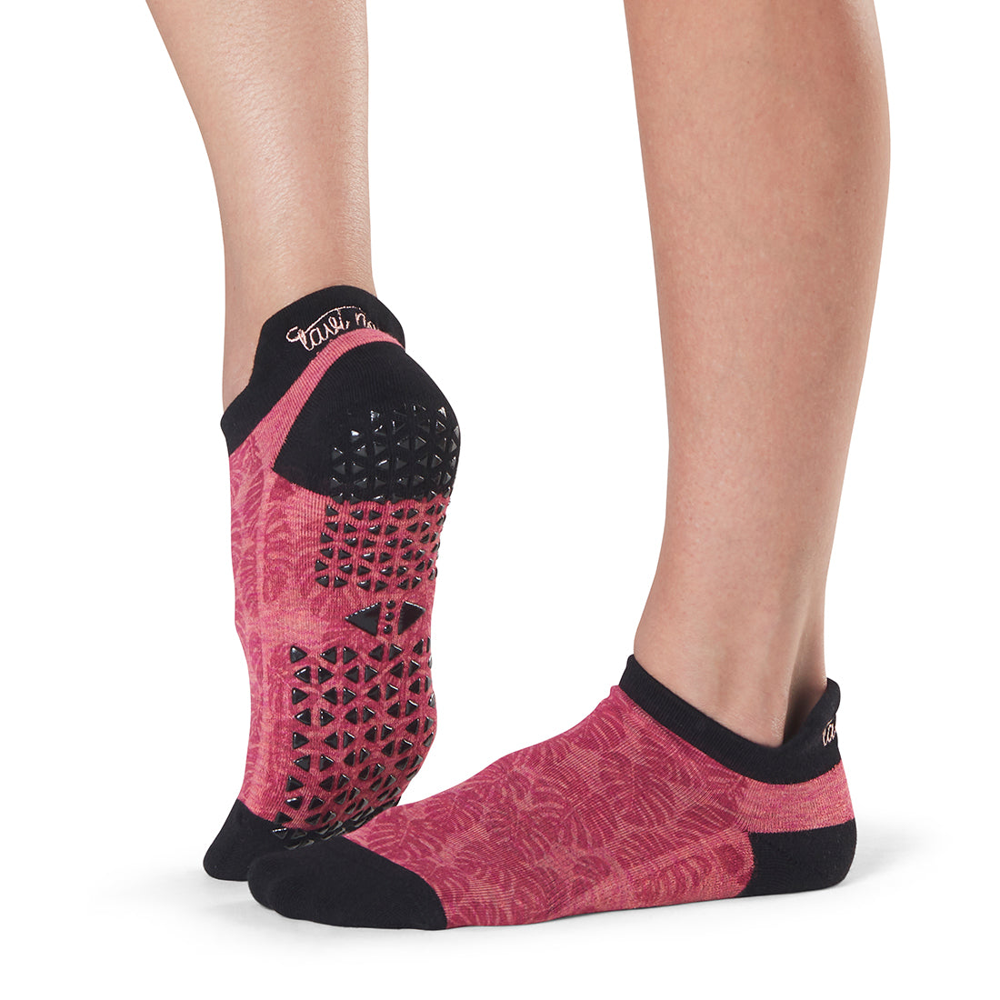 Tavi Noir Non-Slip Grip Socks for Women - Yoga, Pilates & Barre Workout Socks with Traction - Perfect for Dance, Gym & Home Use