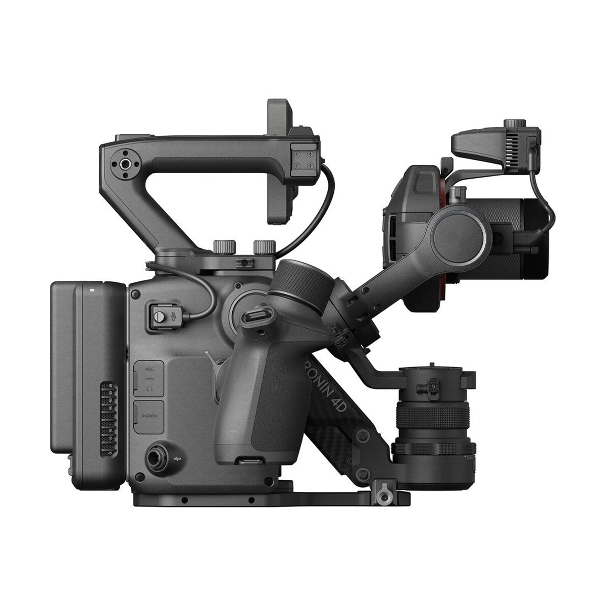 DJI Ronin 4D 8K Cinema Camera Combo Kit with DL PZ 17-28mm T3.0 ASPH Lens - 4-Axis Stabilization for Professional Filmmaking, Vlogging, and Live Streaming
