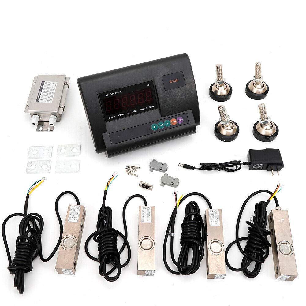 WINUS Livestock Scale Kit for Cattle, Hogs, Sheep, Goats & Pigs - Heavy Duty Animal Weighing System with Squeeze Chute & Pallet Scale - Perfect for Farm, Ranch, Veterinary & Livestock Management