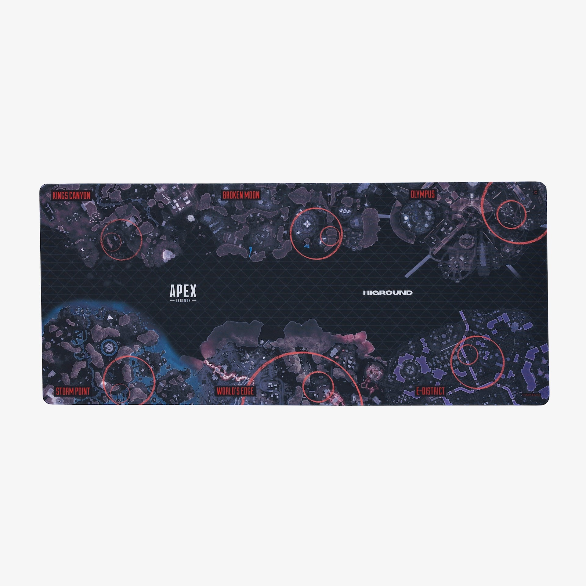 Apex Legends™ Higround XL Gaming Mousepad with Minimap - Perfect for PC & Console Gamers, Office Work, and Home Use