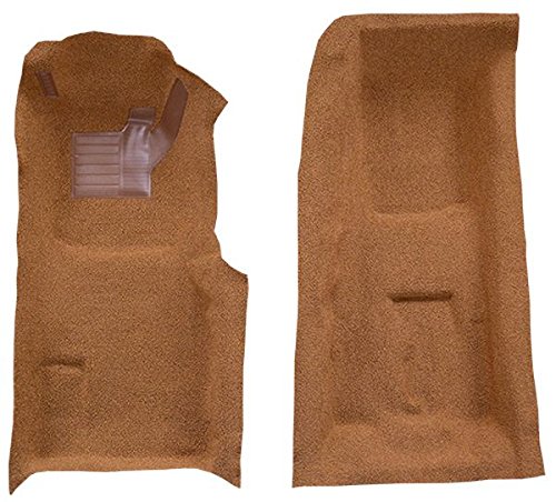 1971-1975 Chevrolet Corvette 4-Speed Loop Carpet Set - Premium 80/20 Ivy Gold Automotive Floor Mats for Passenger Area | Perfect for Restoration Projects & Classic Car Enthusiasts