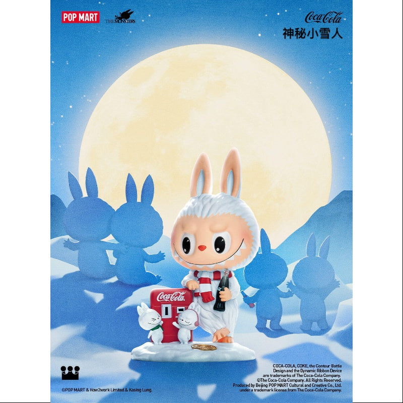 Labubu The Monsters Coca Cola Series Little Snowman Collectible Figure - Cute Vinyl Toy for Display, Gift & Coca Cola Merchandise Collection (Perfect for Christmas Decor, Shelf Display & Pop Culture Fans)
