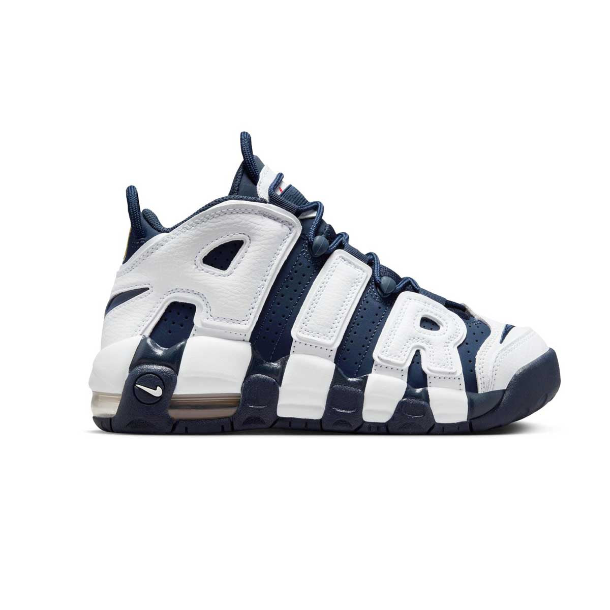 Nike Kids Air More Uptempo 'Midnight Navy' Basketball Shoes - Comfortable Sneakers for Boys & Girls - Perfect for School, Sports & Casual Wear
