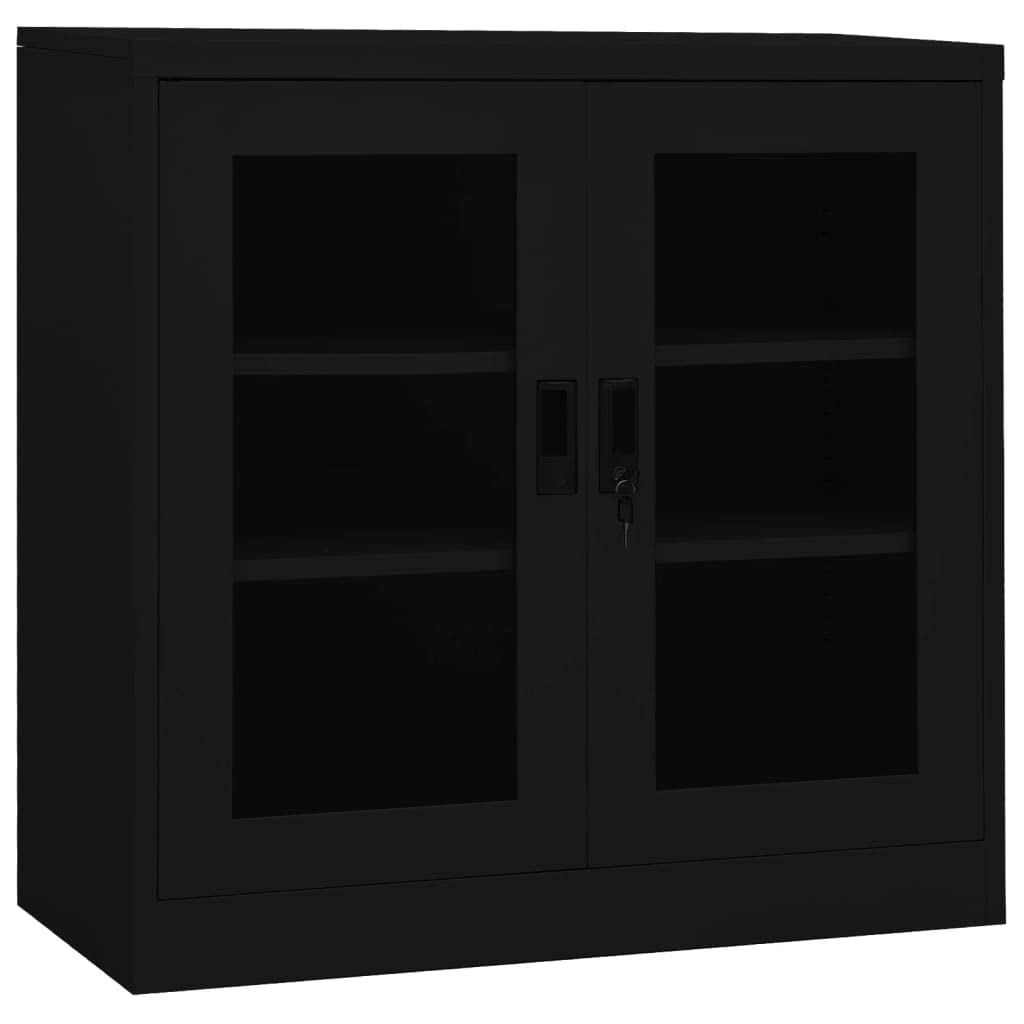 Modern Storage Cabinet with Doors - 35.4