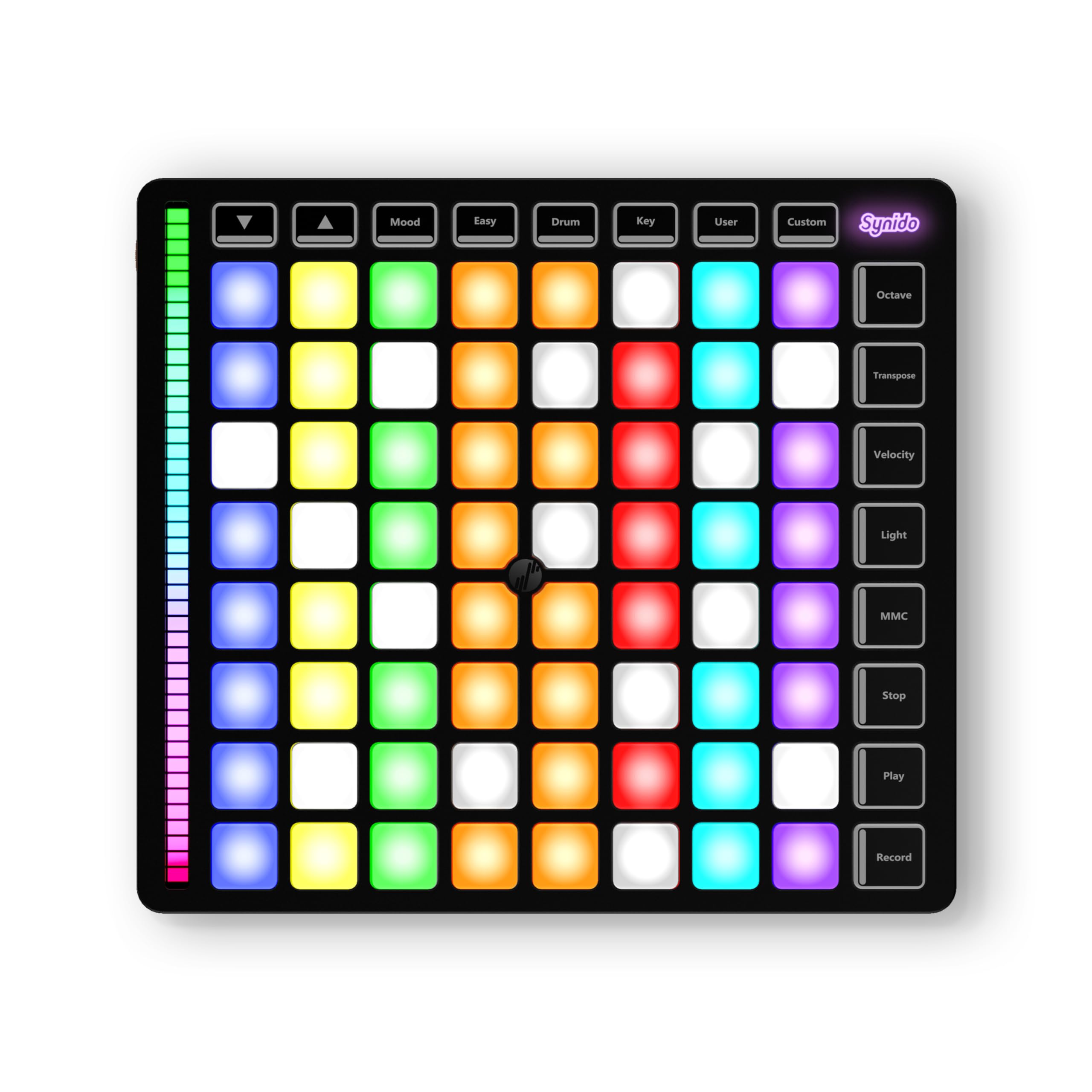 TempoPAD Z-1 MIDI Controller - 64 Velocity Sensitive RGB Pads Beat Maker Machine with 8x8 Backlit Grid | Portable Music Production Equipment for Beginners | Perfect for Live Performances & Studio Recording