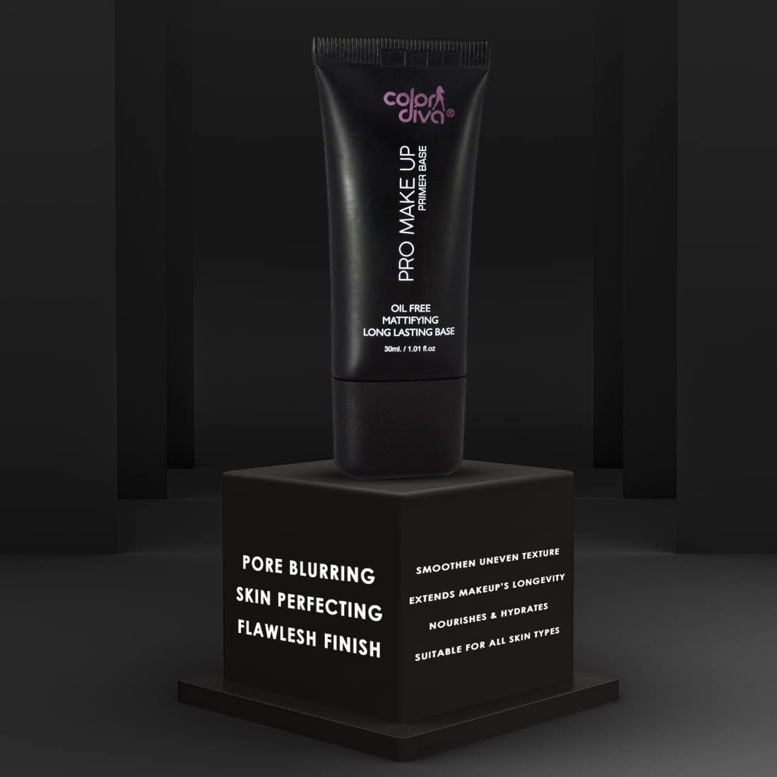 COLOR DIVA Pro Makeup Primer 30ml - Pore Minimizing, Mattifying & Transfer-Proof Face Primer | Oil-Free, Long-Lasting Vegan Base | Cruelty-Free Makeup for Flawless All-Day Wear | Perfect for Oily Skin & Hot Weather