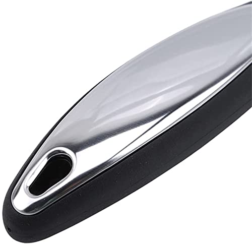 Premium Stainless Steel Pizza Cutter with Ergonomic Rubber Handle - Heavy Duty Rotating Wheel for Slicing Pizza, Pies, and Pastries - Perfect for Home Kitchens, Pizzerias, and Restaurants