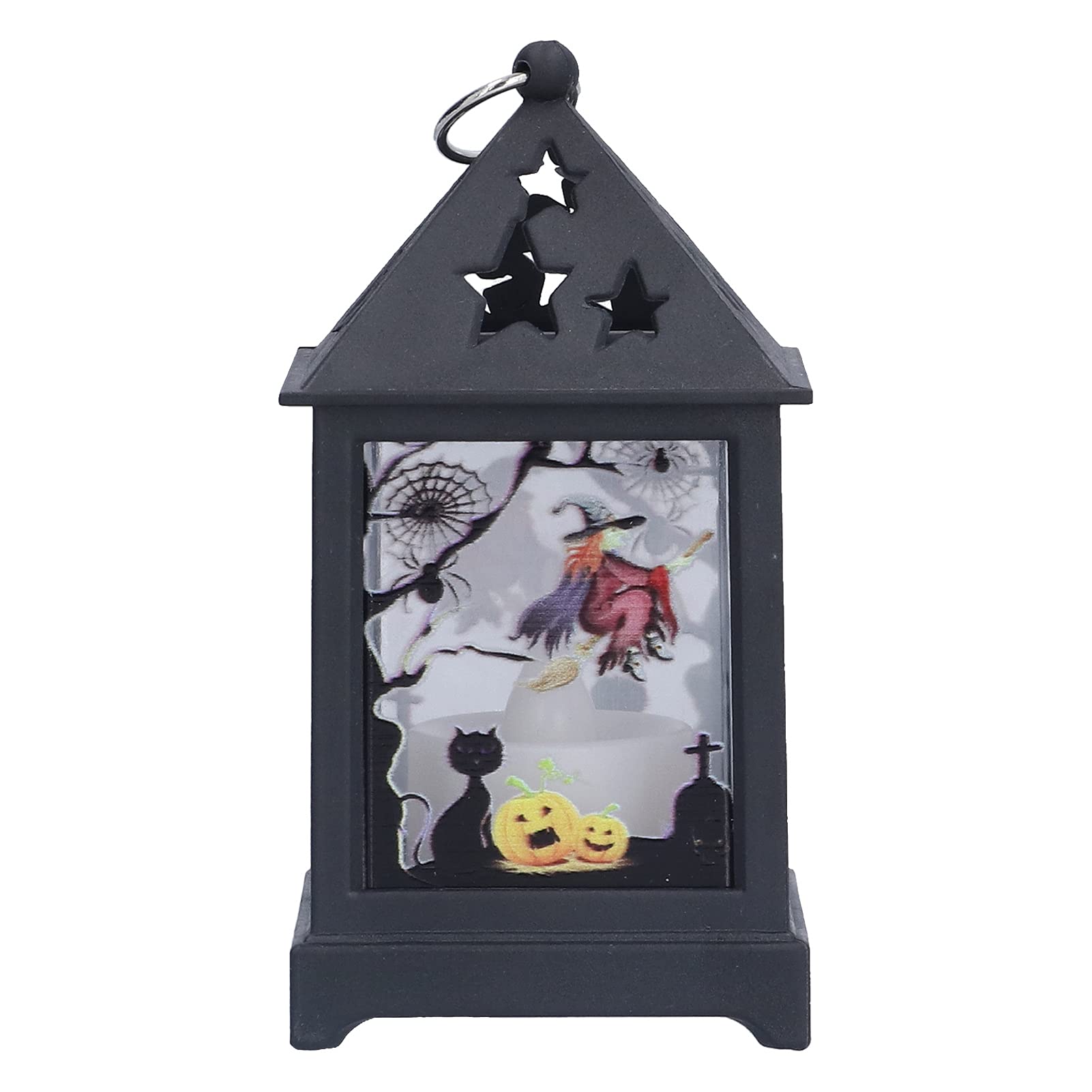 Entatial Decorative Candle Lantern - Durable & Easy to Use Halloween Witch Lantern for Haunted House, Living Room, Garden, and Outdoor Decor