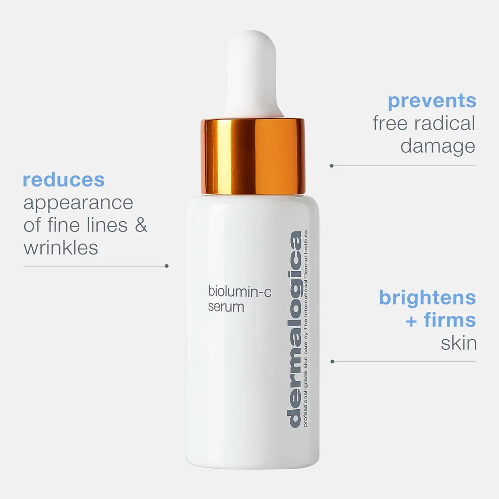 Dermalogica Biolumin-C Vitamin C Serum for Brightening & Anti-Aging – Perfect for Morning Skincare Routine & Dark Spot Treatment
