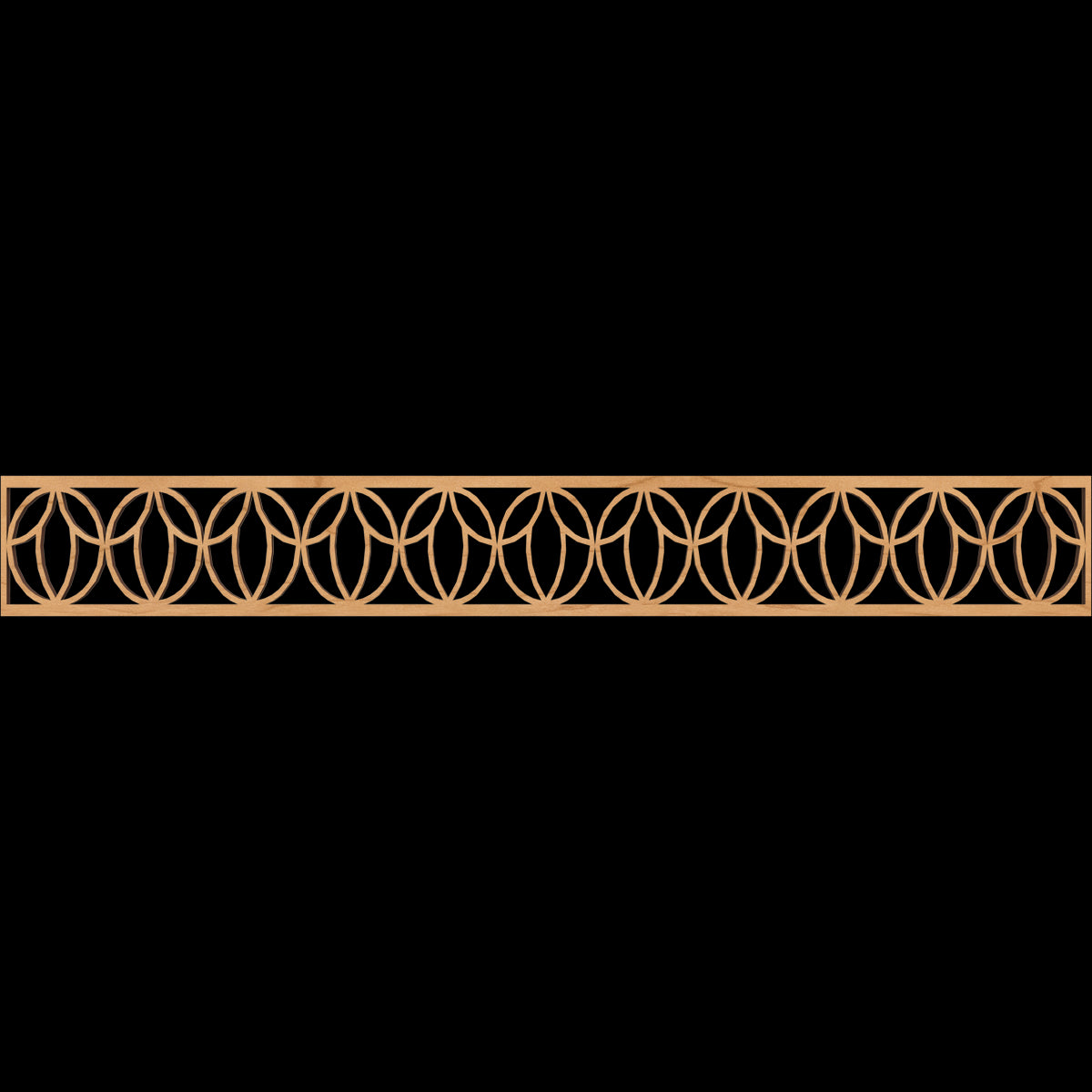 Shoshoni Fretwork Moulding - Handcrafted Wooden Wall Decor for Home & Office - Perfect for Living Room, Bedroom, and Office Decorations