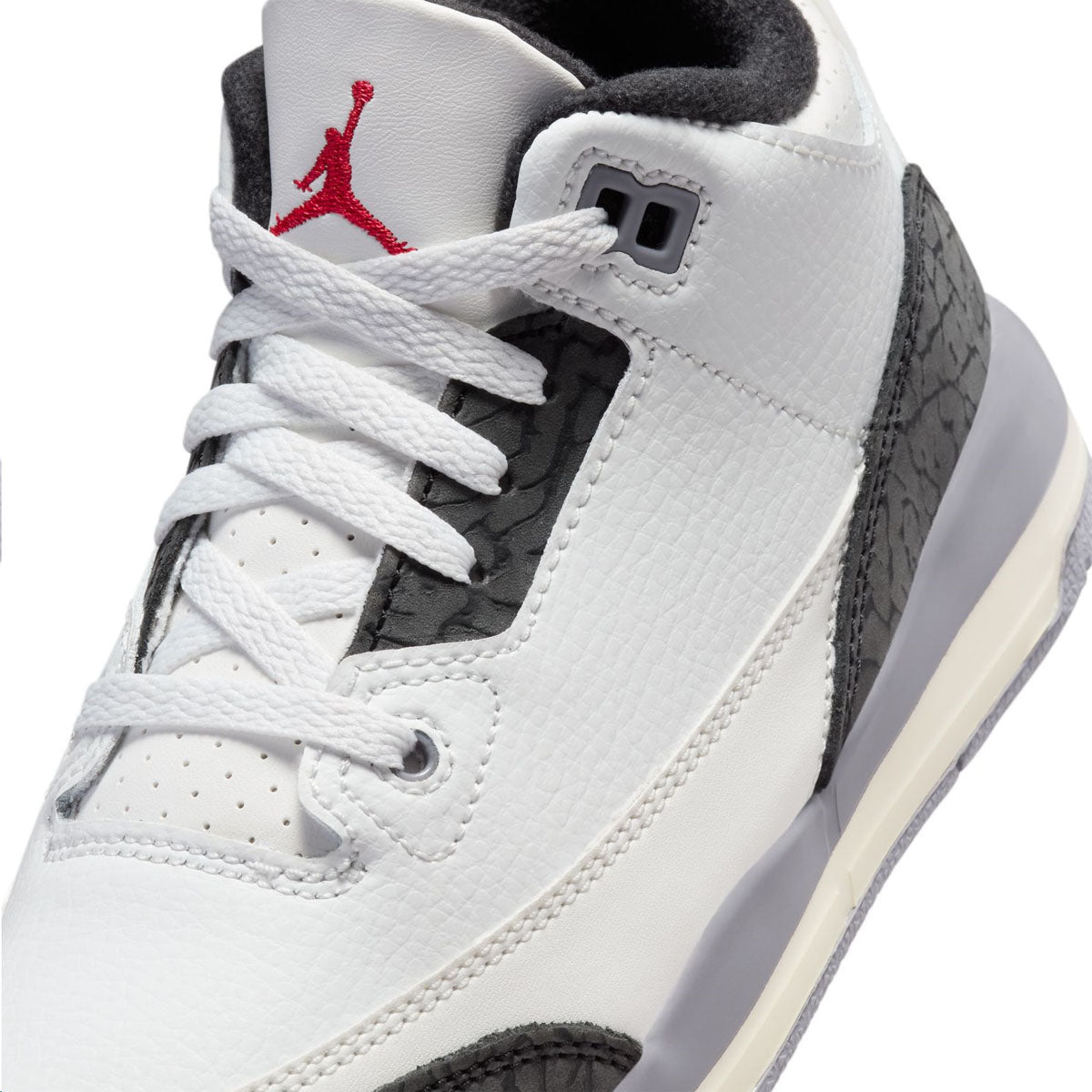 Air Jordan 3 Retro 'Cement Grey' Kids Basketball Shoes - Classic Sneakers for Boys & Girls - Perfect for School, Sports & Casual Wear