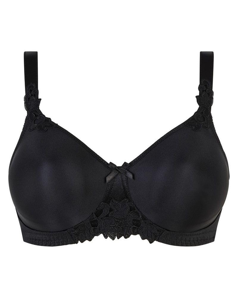 Chantelle Hedona Soft Cup Bra 36E Black - Comfortable Full Coverage Lingerie for Everyday Wear & Special Occasions