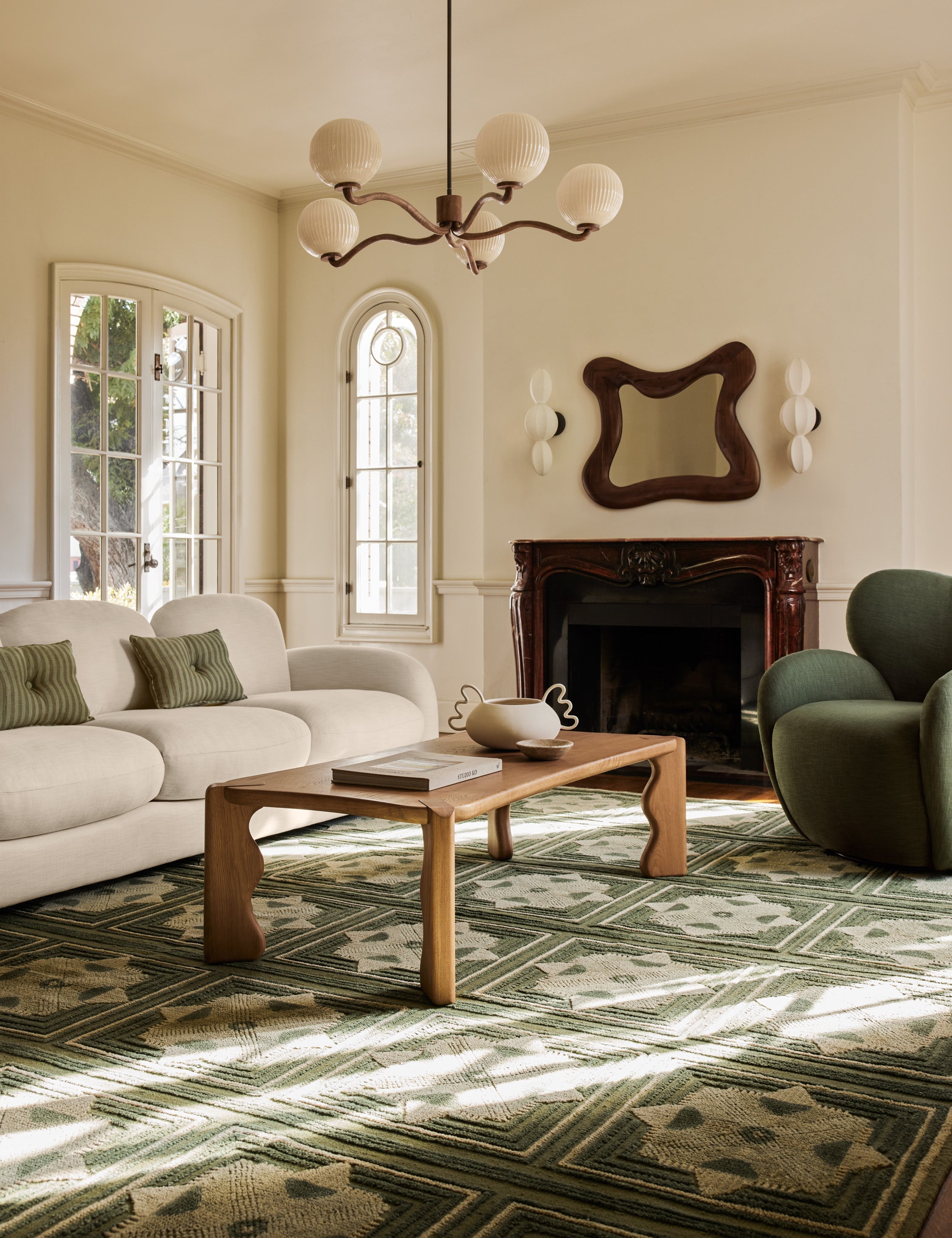 Carlisle Hand Knotted Wool Rug Swatch by Aimee Song 18