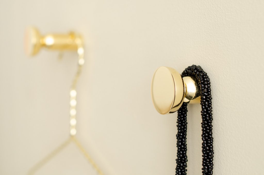 Vintage Unlacquered Polished Brass Cabinet Knob & Hook - Round Raised Bowl Design for Kitchen, Bathroom & Furniture (Set of 10) - Durable Hardware for Drawers, Cabinets & Wardrobes