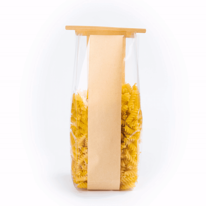 Premium Kraft Paper Bakery Bags with Tin Tie Closure - 4.5