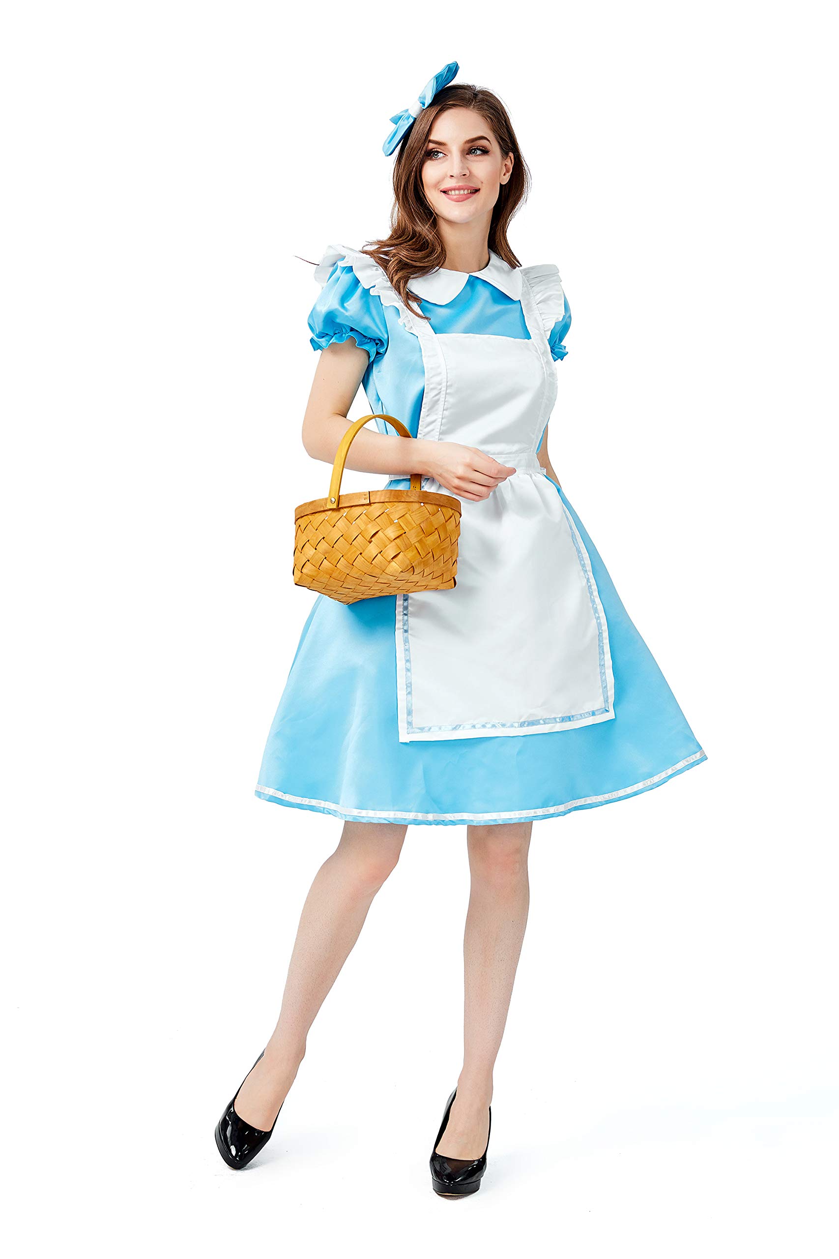 Farm Girl Costume for Halloween & Cosplay - Women's Dress & Stage Prop