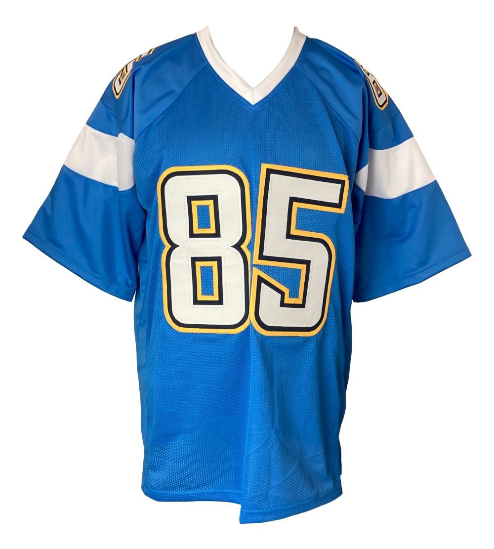 Authentic Antonio Gates Signed San Diego Chargers Powder Blue Football Jersey - Limited Edition Collectible for Fans & Memorabilia Enthusiasts - Perfect for Display, Gifting, and Sports Memorabilia Collections