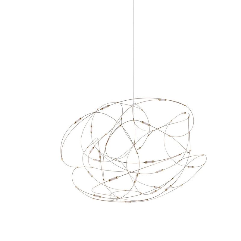 Modern Flock Pendant Light - Elegant Ceiling Hanging Lamp for Dining Room, Kitchen Island & Bedroom Decor - Adjustable Height LED Chandelier Lighting Fixture