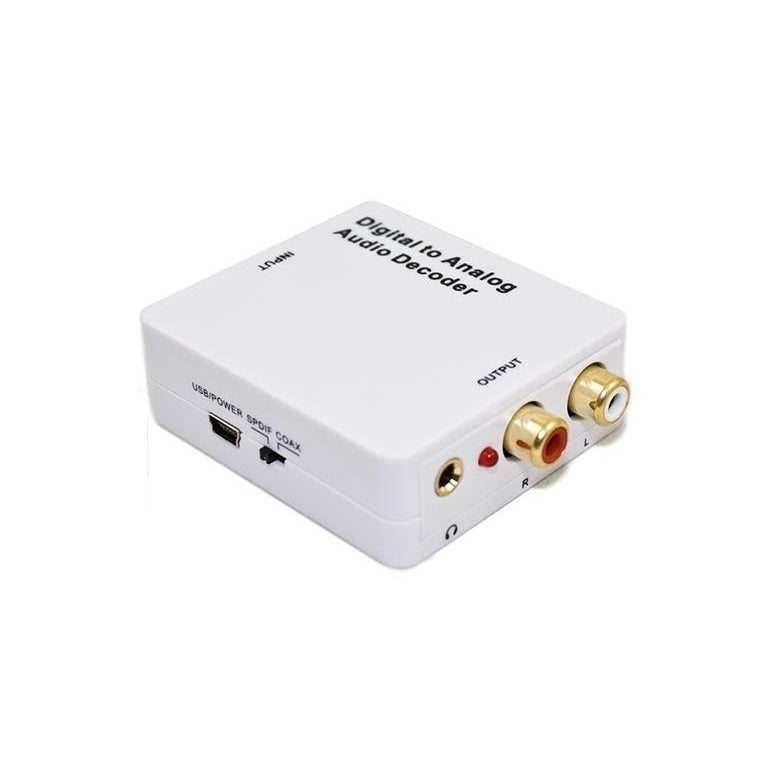 CKITZE BG 425 Digital to Analog Audio Converter - RCA Output for Home Theater, Hi-Fi Systems & Gaming Consoles | High-Quality DAC Decoder for Enhanced Sound Experience