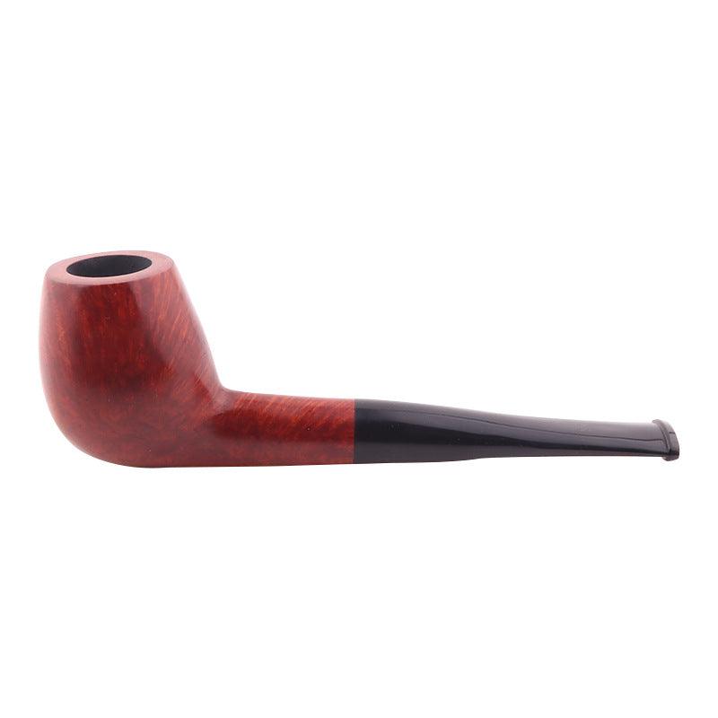 Handmade Mini Pipe - Straight Handle Solid Wood Smoking Accessory | Portable & Detachable Design for Travel, Camping & Outdoor Use