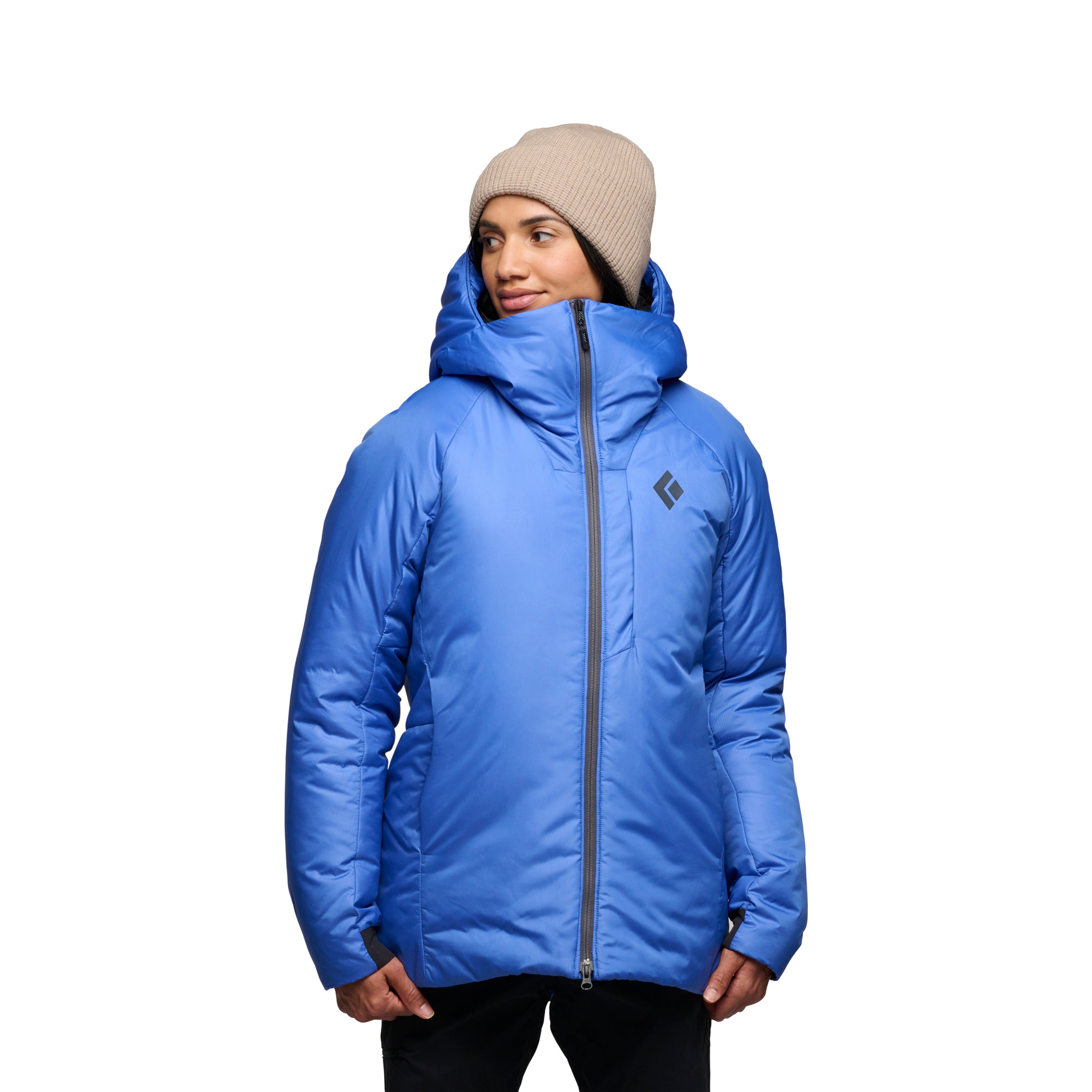 Women's Insulated Belay Parka - Waterproof Winter Jacket for Climbing & Outdoor Adventures - Perfect for Hiking, Skiing & Cold Weather Activities