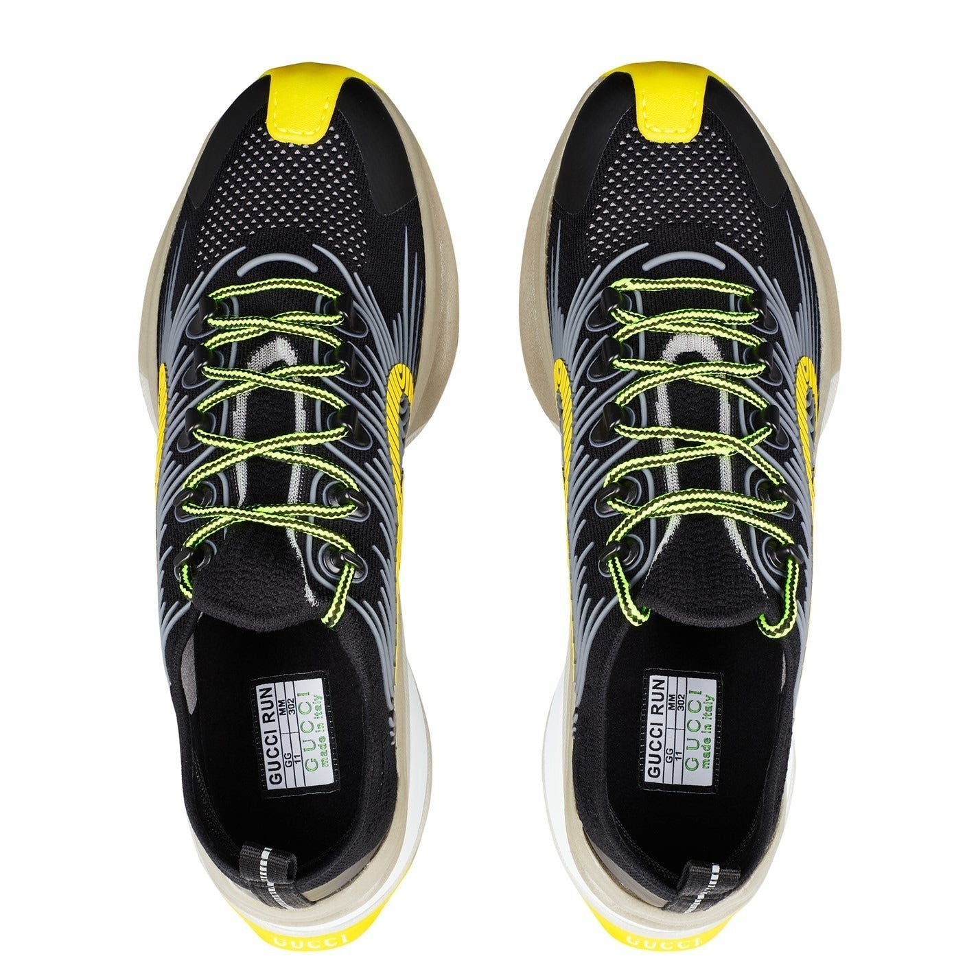 Gucci Run Sneakers for Men & Women - Lightweight Running Shoes for Gym, Jogging & Casual Wear - Fashionable Designer Trainers