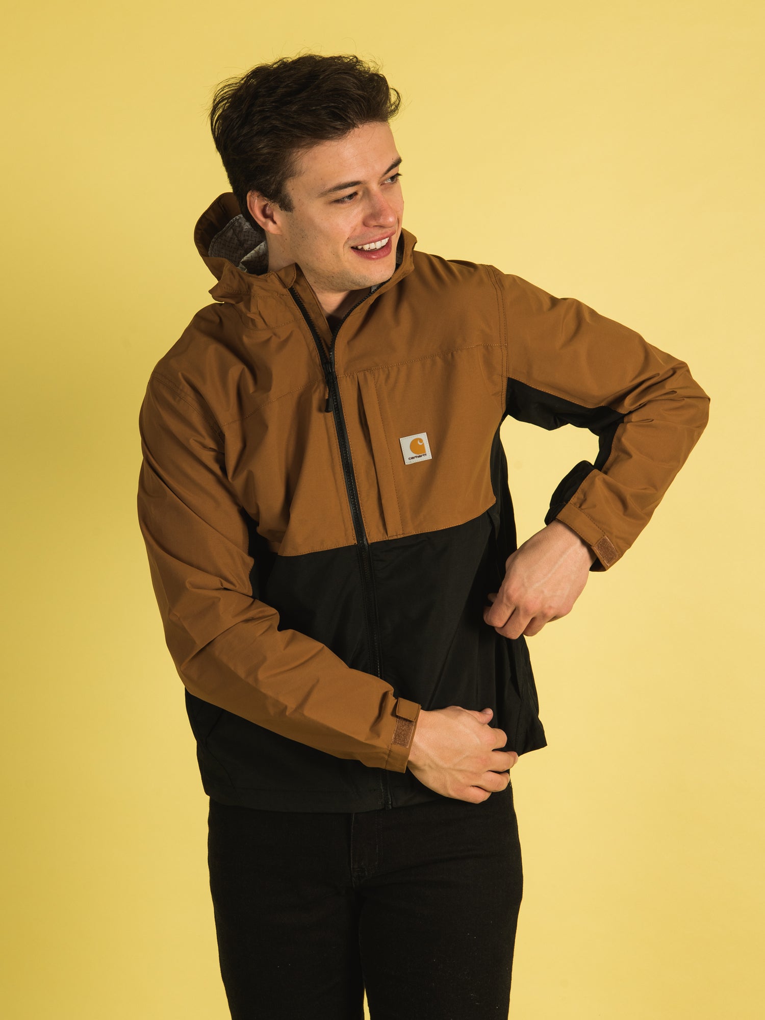 Carhartt Storm Defender Relaxed Fit Packable Jacket - Waterproof Windbreaker for Men & Women - Perfect for Hiking, Camping & Outdoor Activities - Clearance Sale