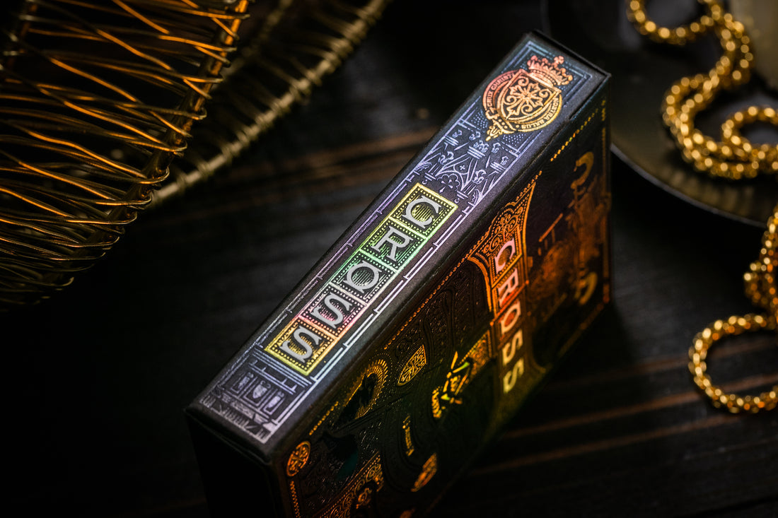 Premium Golden Grace Foiled Edition Cross Playing Cards - Elegant Poker Deck for Magic Tricks, Card Games & Collectibles (Ideal for Parties, Gifts & Cardistry)