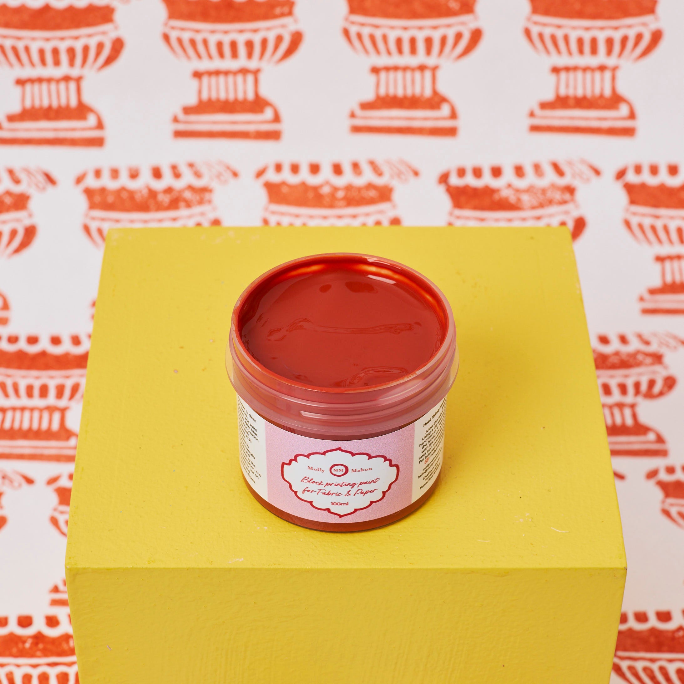 Block Printing Paint Rust - High-Quality Rust Effect Paint for DIY Crafts, Home Decor, and Artistic Projects | Perfect for Wood, Metal, and Fabric Surfaces