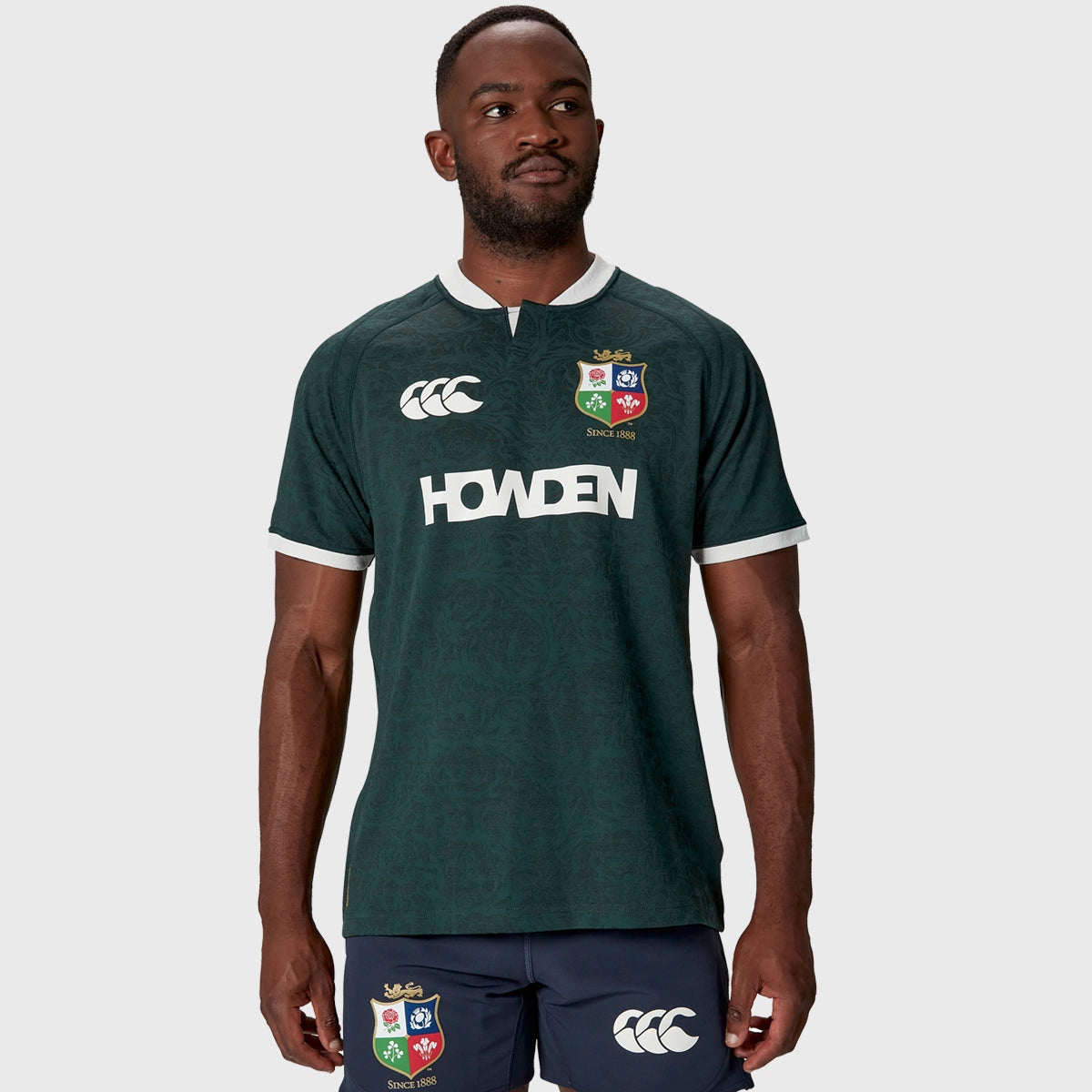 Canterbury British & Irish Lions 2025 Training Rugby Shirt - Green - Official Rugby Jersey for Training & Matches - Perfect for Rugby Fans & Players