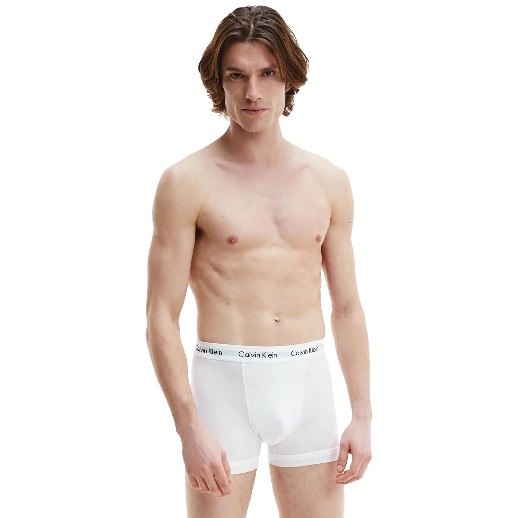 Calvin Klein Men's Cotton Stretch Boxer Briefs 3-Pack - Soft Comfort Underwear for Everyday Wear, Gym & Travel