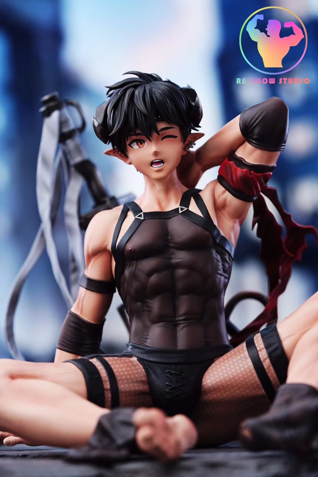 Rainbow Studio Arknights Odda Action Figure - Official Tomorrow Arknights Collectible for Fans | Perfect for Display, Gaming Setups & Anime Collections