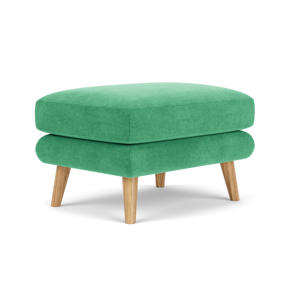 George Fabric Ottoman - Stylish and Comfortable Footrest, Storage Bench for Living Room, Bedroom, or Office - Perfect for Relaxing, Extra Seating & Home Organization