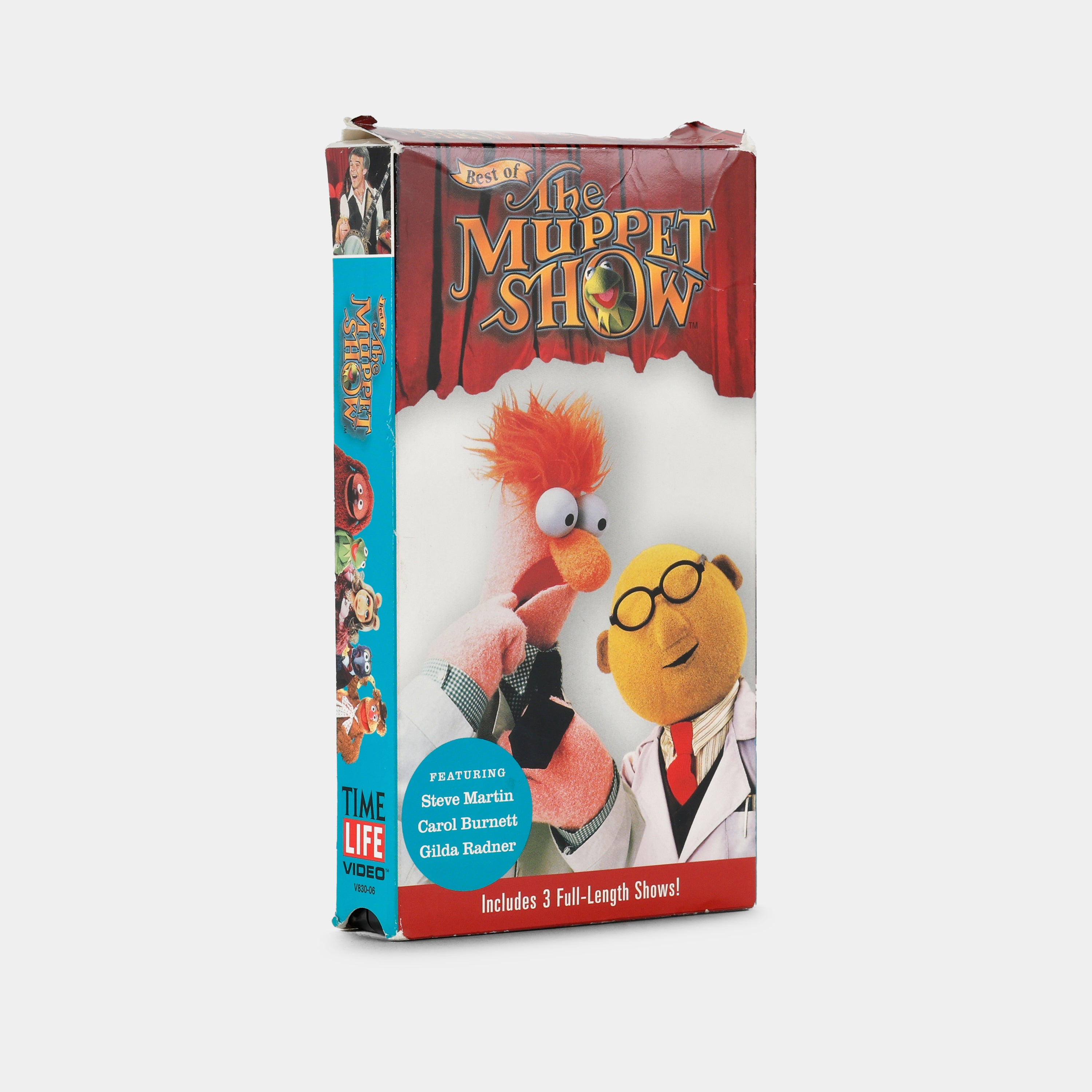 Best of The Muppet Show VHS Tape with Steve Martin, Carol Burnett & Gilda Radner - Classic Comedy Skits for Family Movie Nights & 80s Nostalgia Collectors