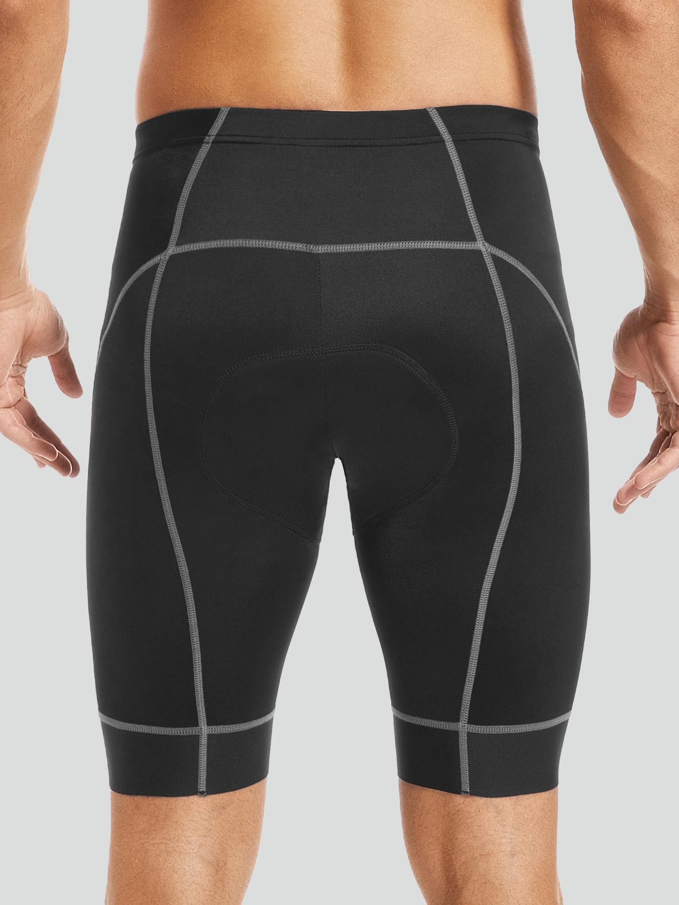 Qualidyne Men's Cycling Shorts with 3D Padded Liner - Breathable Bike Pants for Road & Mountain Biking - Perfect for Long Distance Cycling and Outdoor Sports