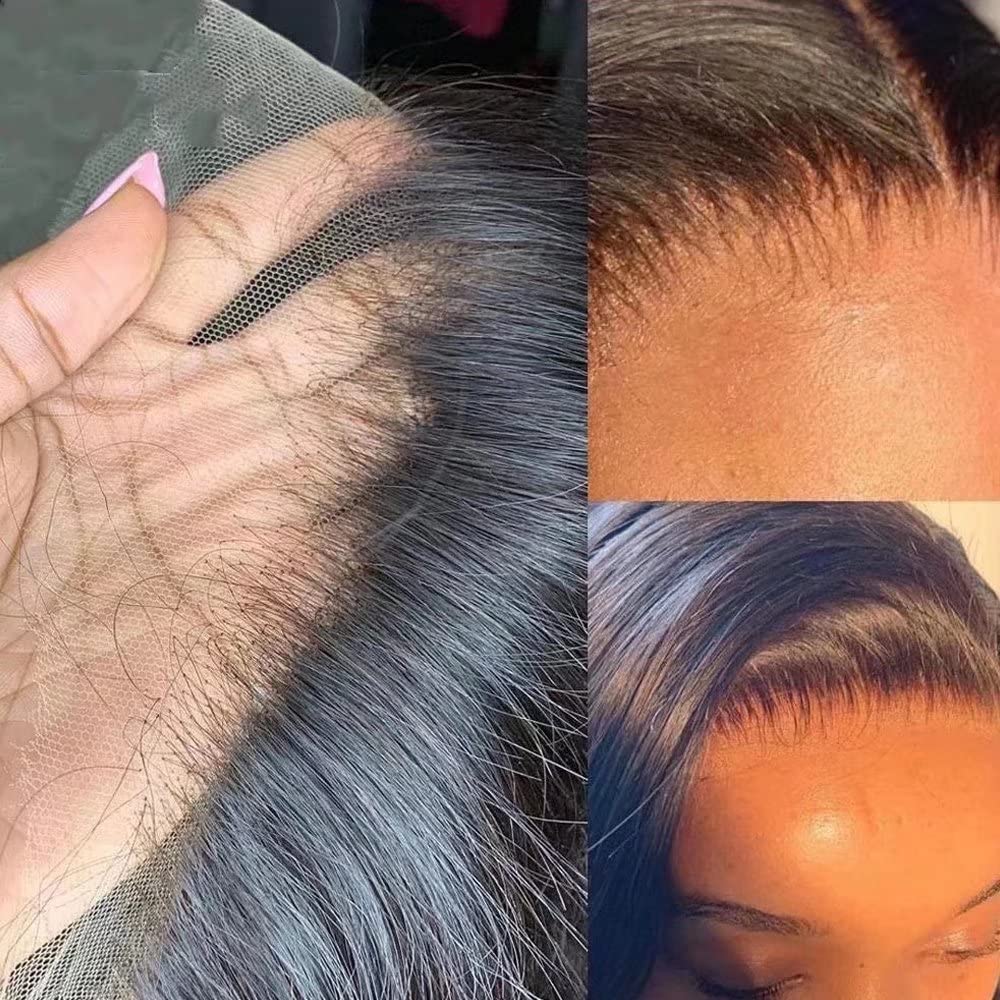13x6 HD Transparent Lace Front Wig - Brazilian Human Hair Short Loose Deep Wave Bob Cut | Pre-Plucked Baby Hair | 8 Inch Pixie Curly Wig for Black Women - Perfect for Daily Wear, Parties & Special Occasions