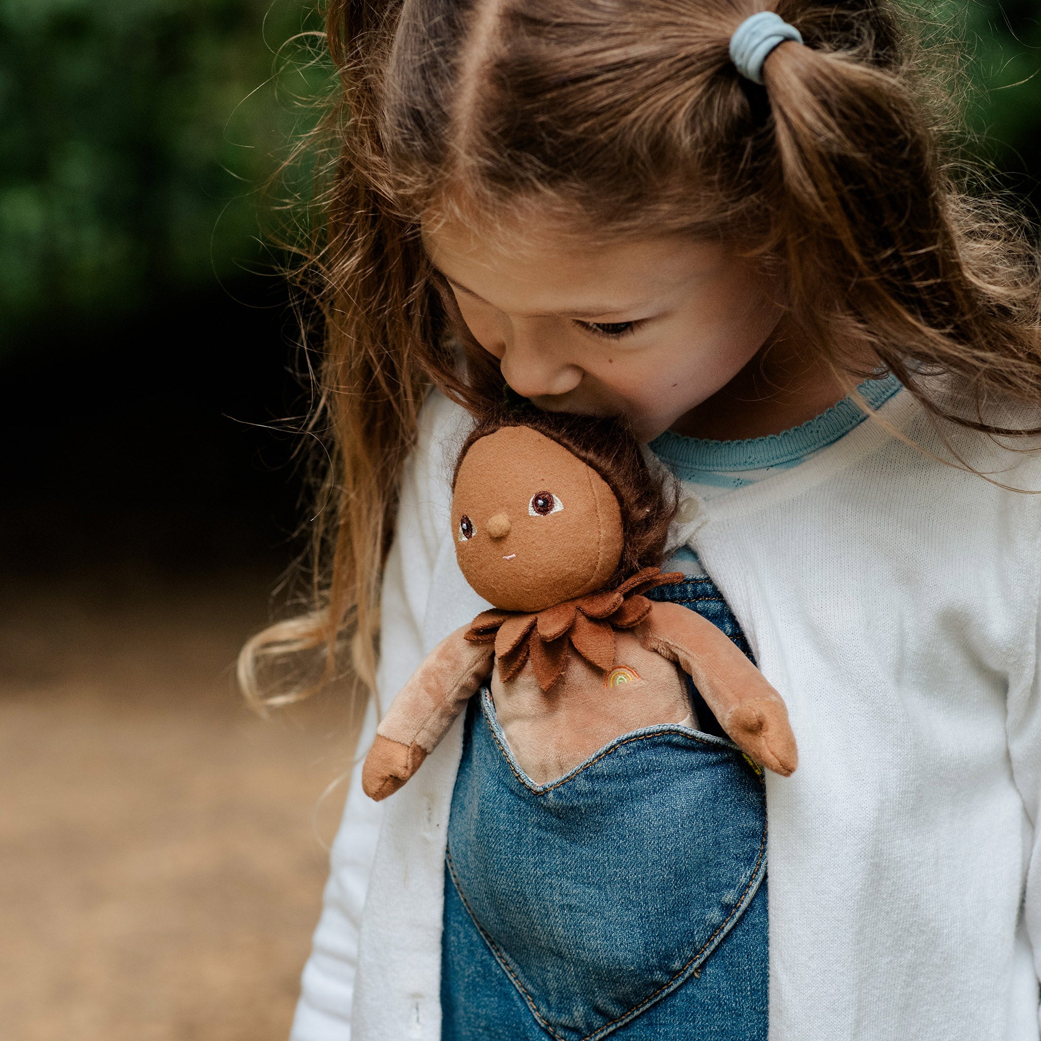 Dinky Dinkums Forest Friends Allie Acorn Plush Toy - Cute Squirrel Stuffed Animal for Kids, Soft & Huggable Gift for Children's Bedroom Decor, Birthday Present & Nursery Room Accessories