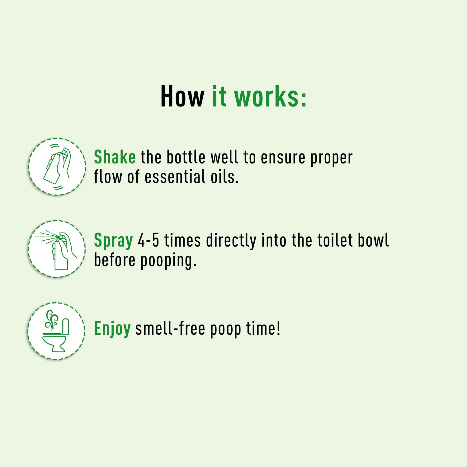 PEE BUDDY PooFume Toilet Seat Sanitizer Spray - 120ml Mint Scent | Alcohol-Free & Aerosol-Free Toilet Spray | Eliminates Odors & Germs | Safe for Sensitive Skin | Perfect for Travel, Public Restrooms & Home Use
