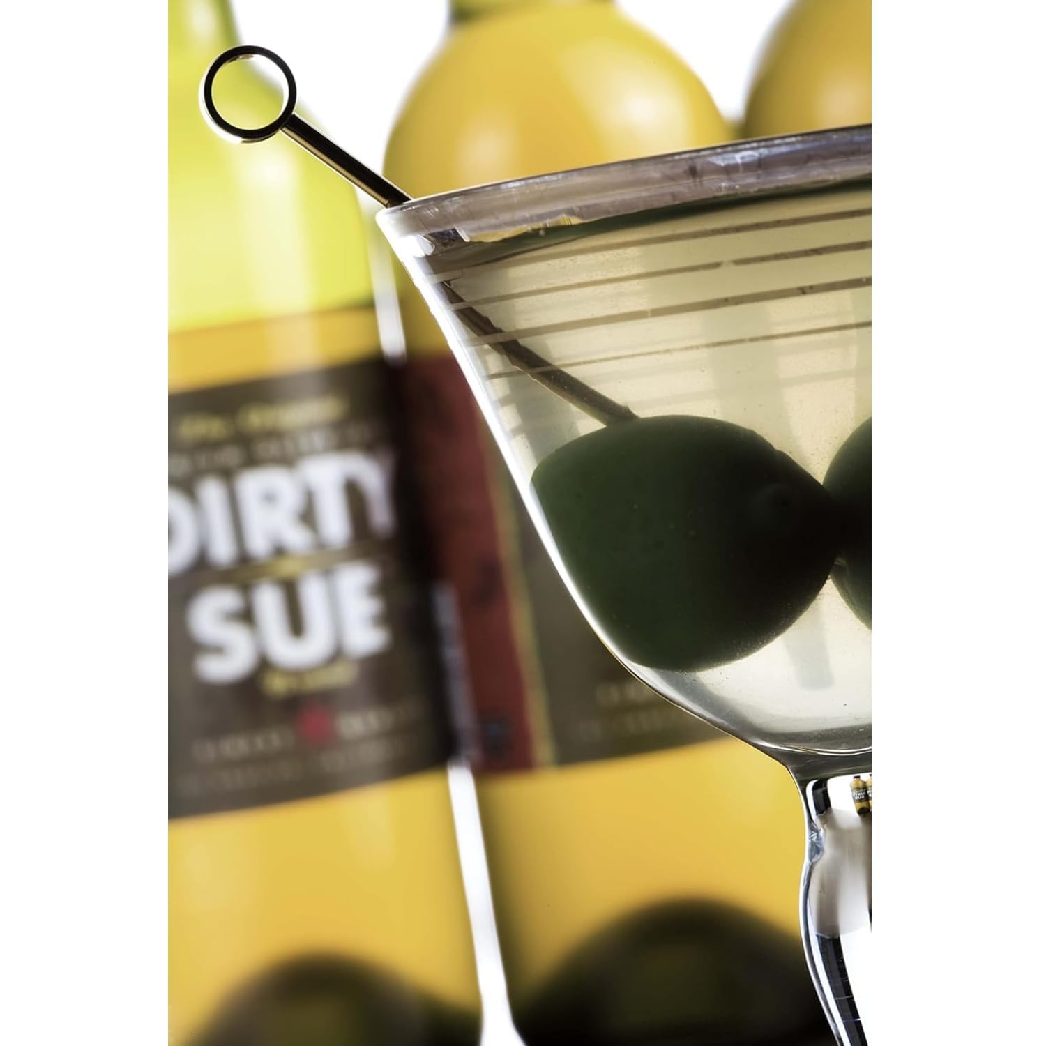 Dirty Sue Premium Olive Juice - 12.69 oz Glass Bottle (Pack of 12) | Perfect for Martinis, Cocktails & Gourmet Cooking