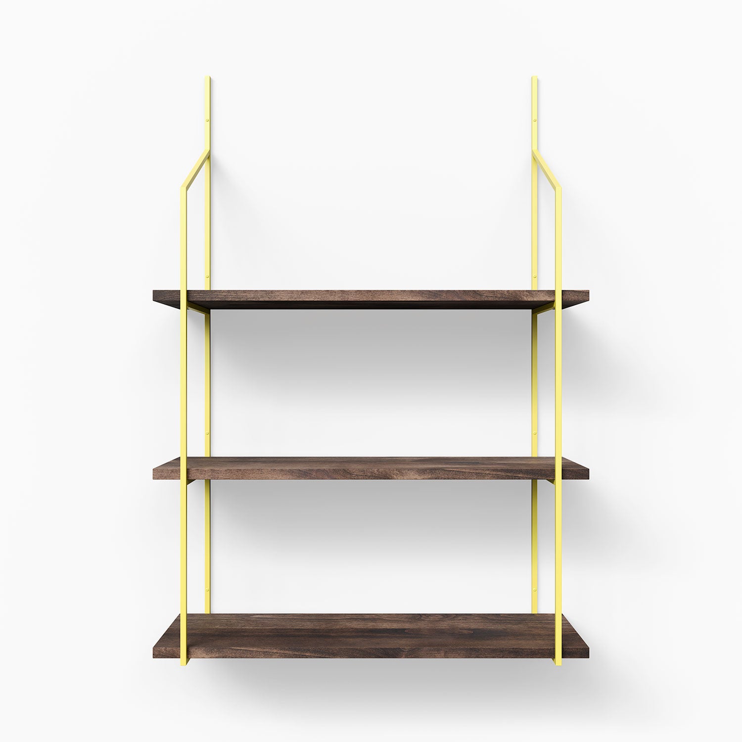 Rustic 3-Tier Wooden Shelf for Kitchen & Bathroom Storage - Verne Espresso Finish - Perfect for Organizing Spices, Toiletries & Decor