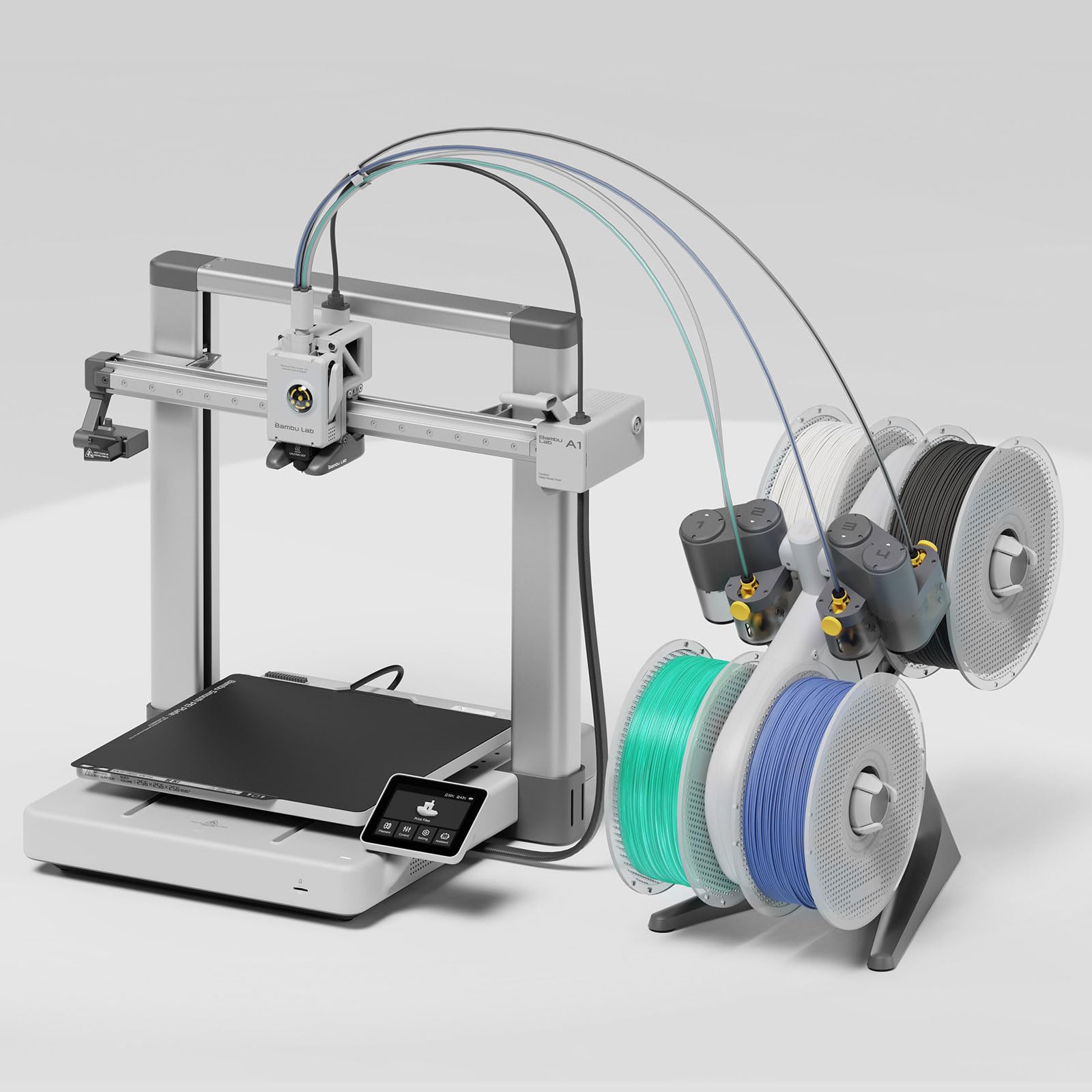 Bambu Lab AMS Detachable Filament Tray - Reusable Filament Spool Holder for PLA, PETG & More | Eco-Friendly 3D Printer Accessory | Compatible with Bambu Lab A1 & A1 Mini 3D Printers | Perfect for Organized Filament Storage & Smooth Printing Workflow