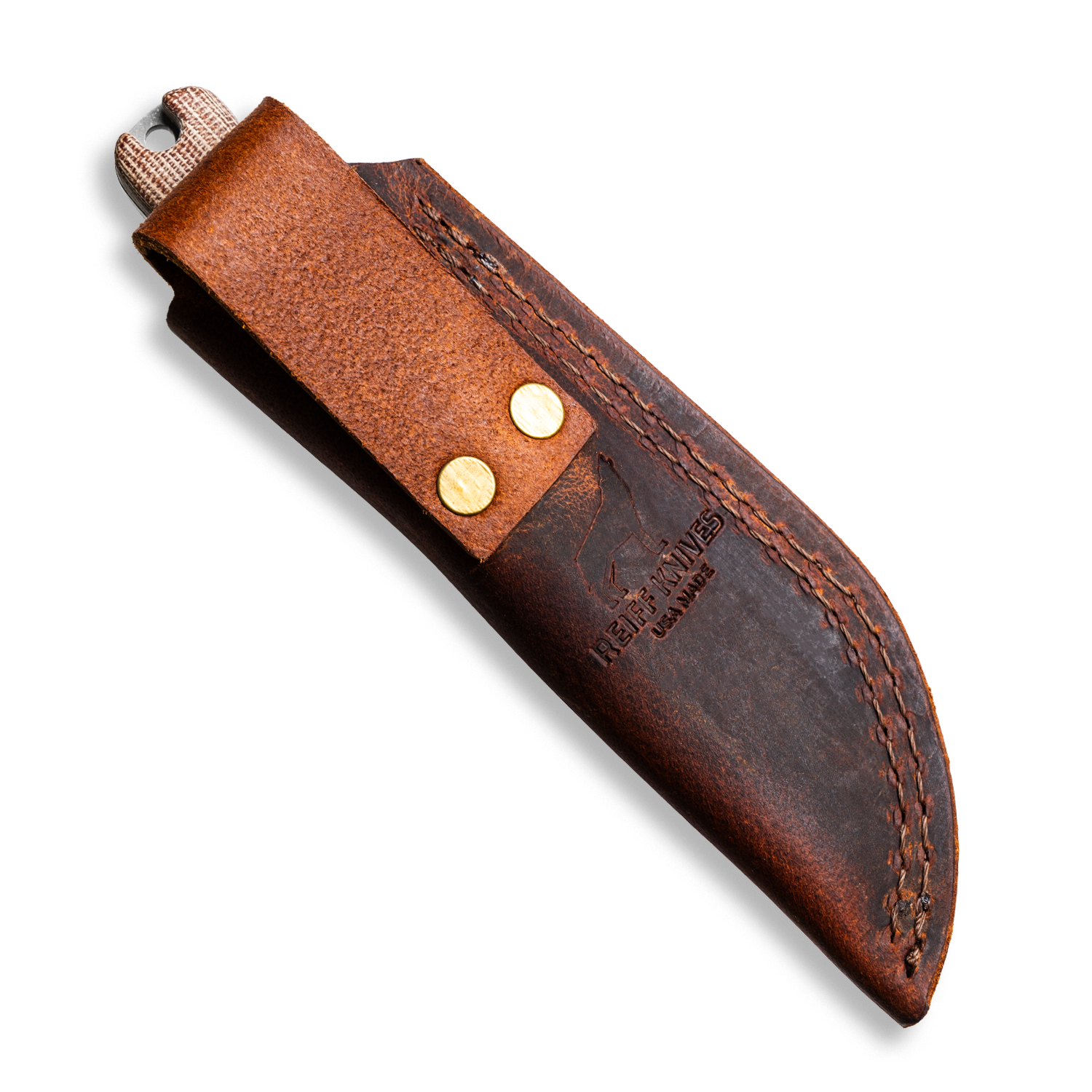 F3 EDC Fixed Blade Knife - CPM 3V Steel, Matte Stonewash Finish, Natural Canvas Micarta Handle - Perfect for Outdoor Camping, Hunting & Survival Gear